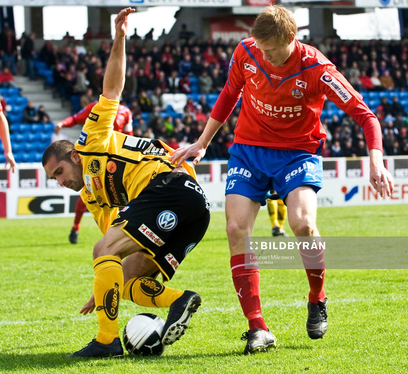 Emir Bajrami, Elfsborg och Markus Holgersson, Helsingborg