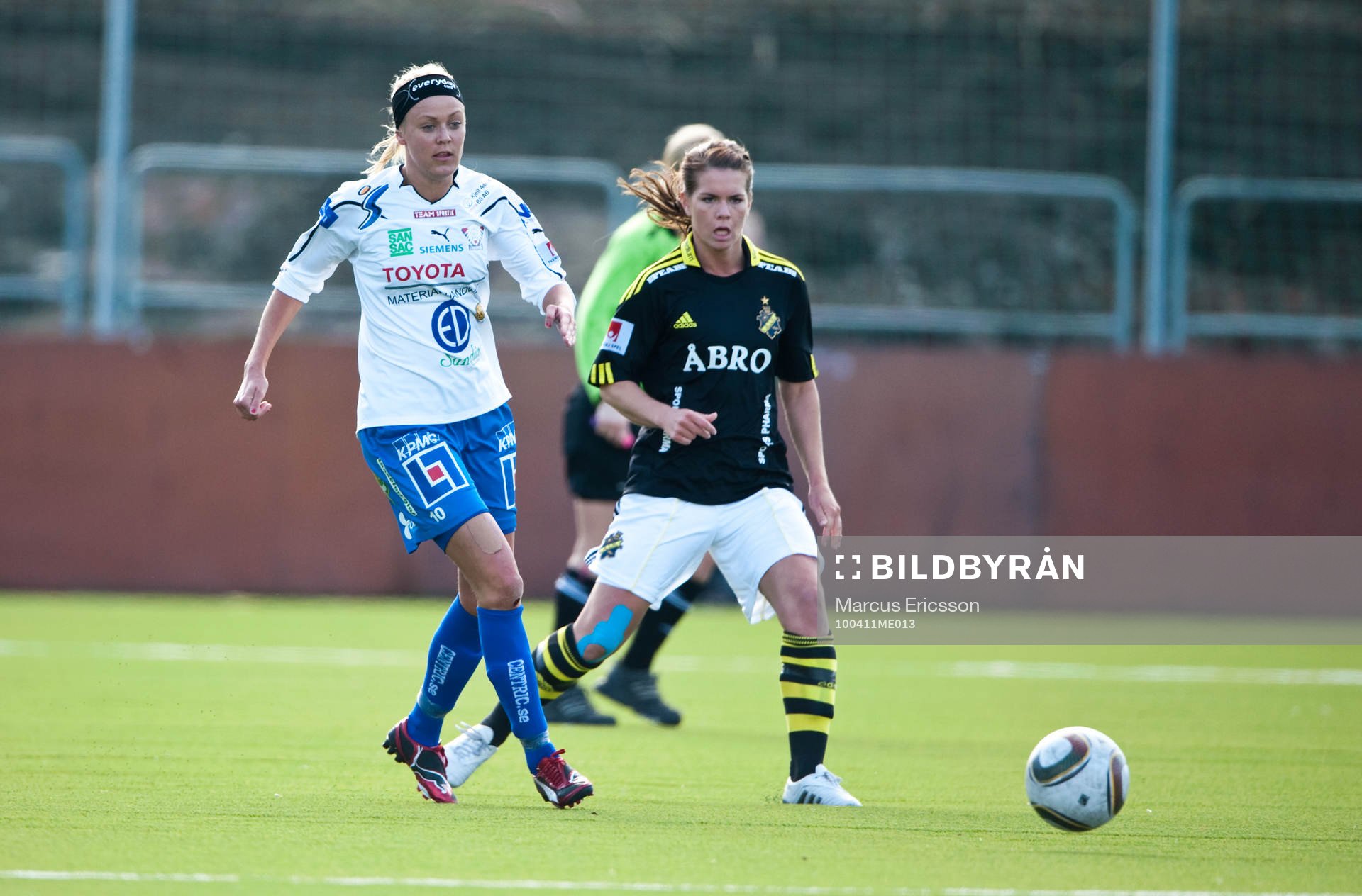 Josefin Öqvist, Linköping och Hanna Folkesson, AIK