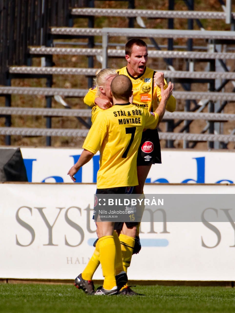  Daniel Nicklasson, Mjällby, jubel.
