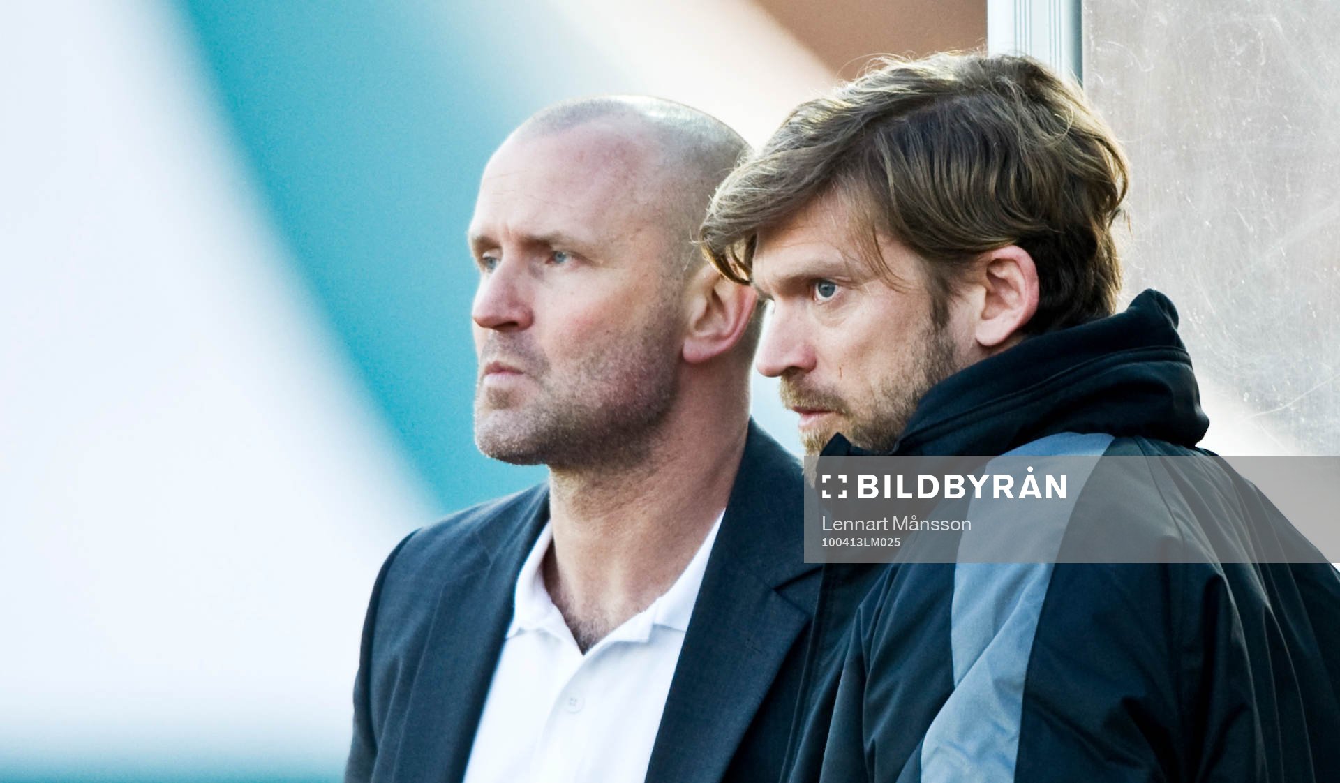 Michael Borgqvist, tränare och Jesper Blomqvist,