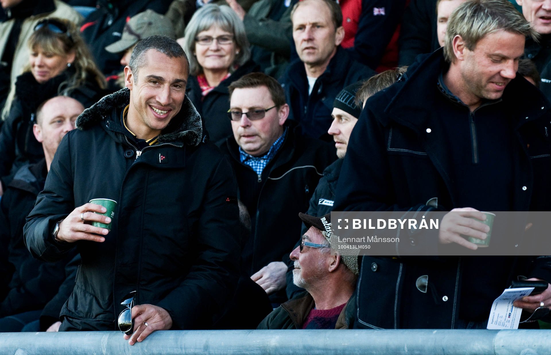 Henrik Larsson i publiken
