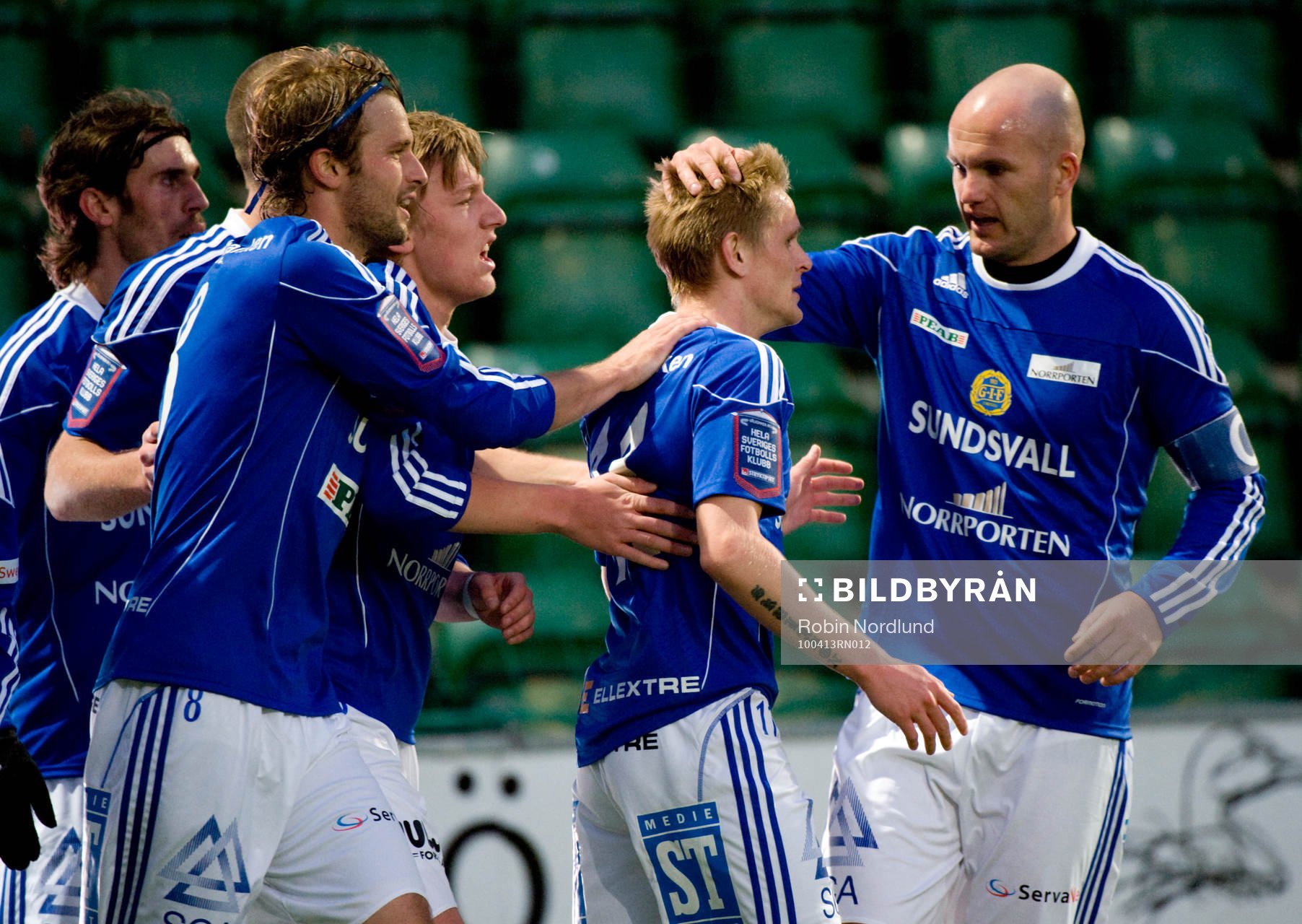  Ari Skulason, Sundsvall, jubel.