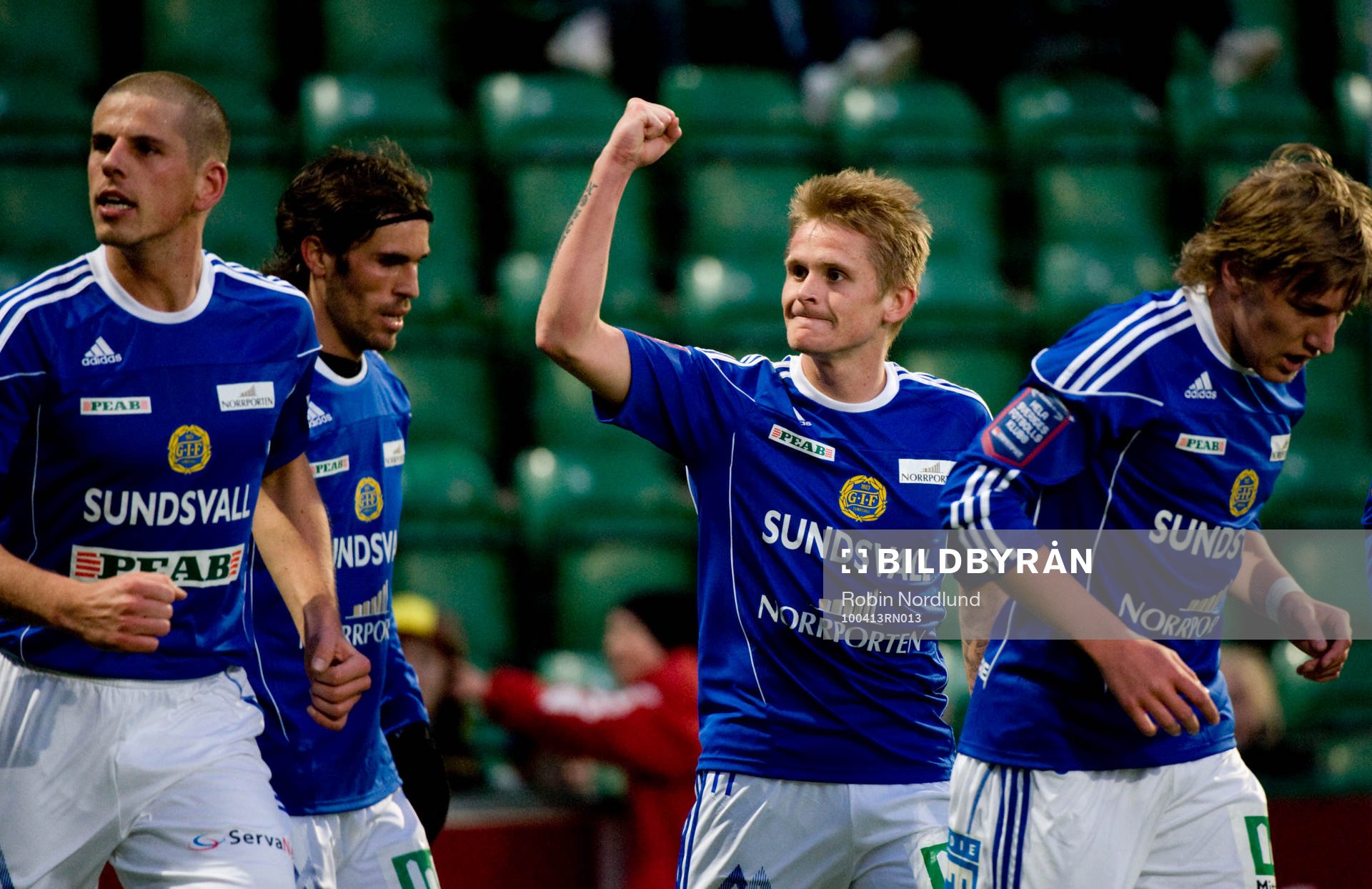  Ari Skulason, Sundsvall, jubel.
