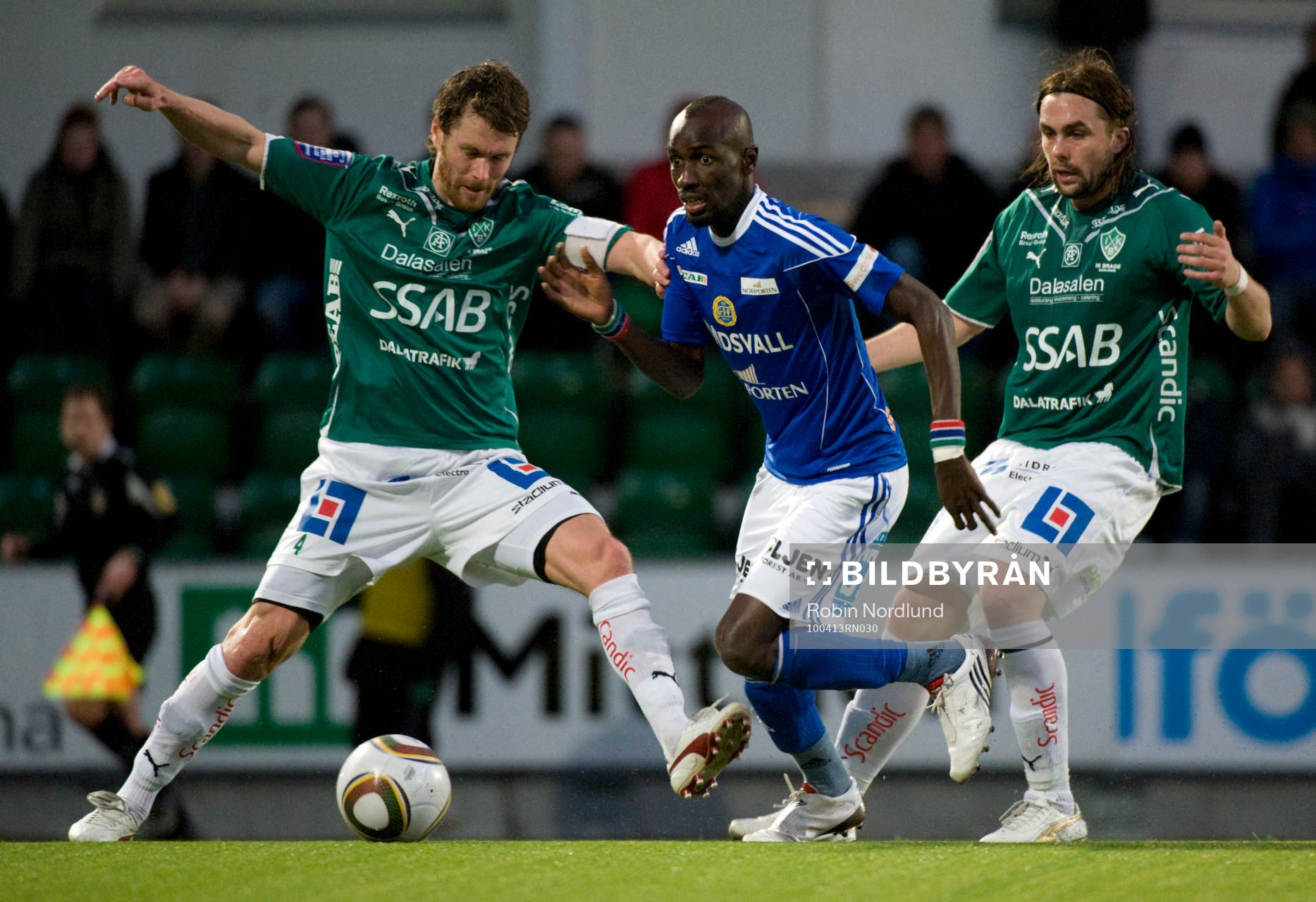 Aziz Corr Nyang, Sundsvall mot Håkan Malmström och Tobias