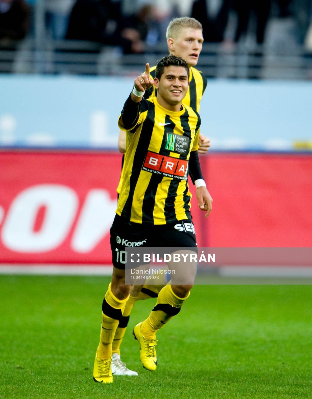 Paulinho, Häcken. Jubel