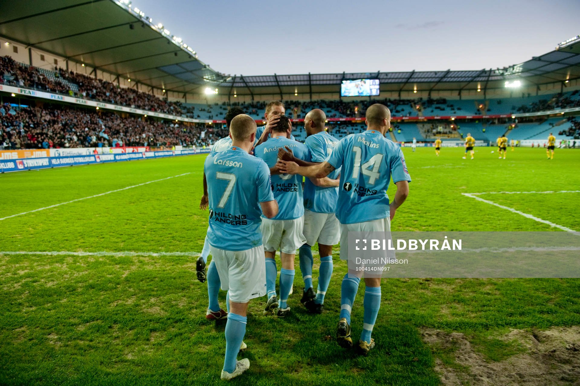 Jubel, Nya Malmö stadion, interiör, swedbank stadion