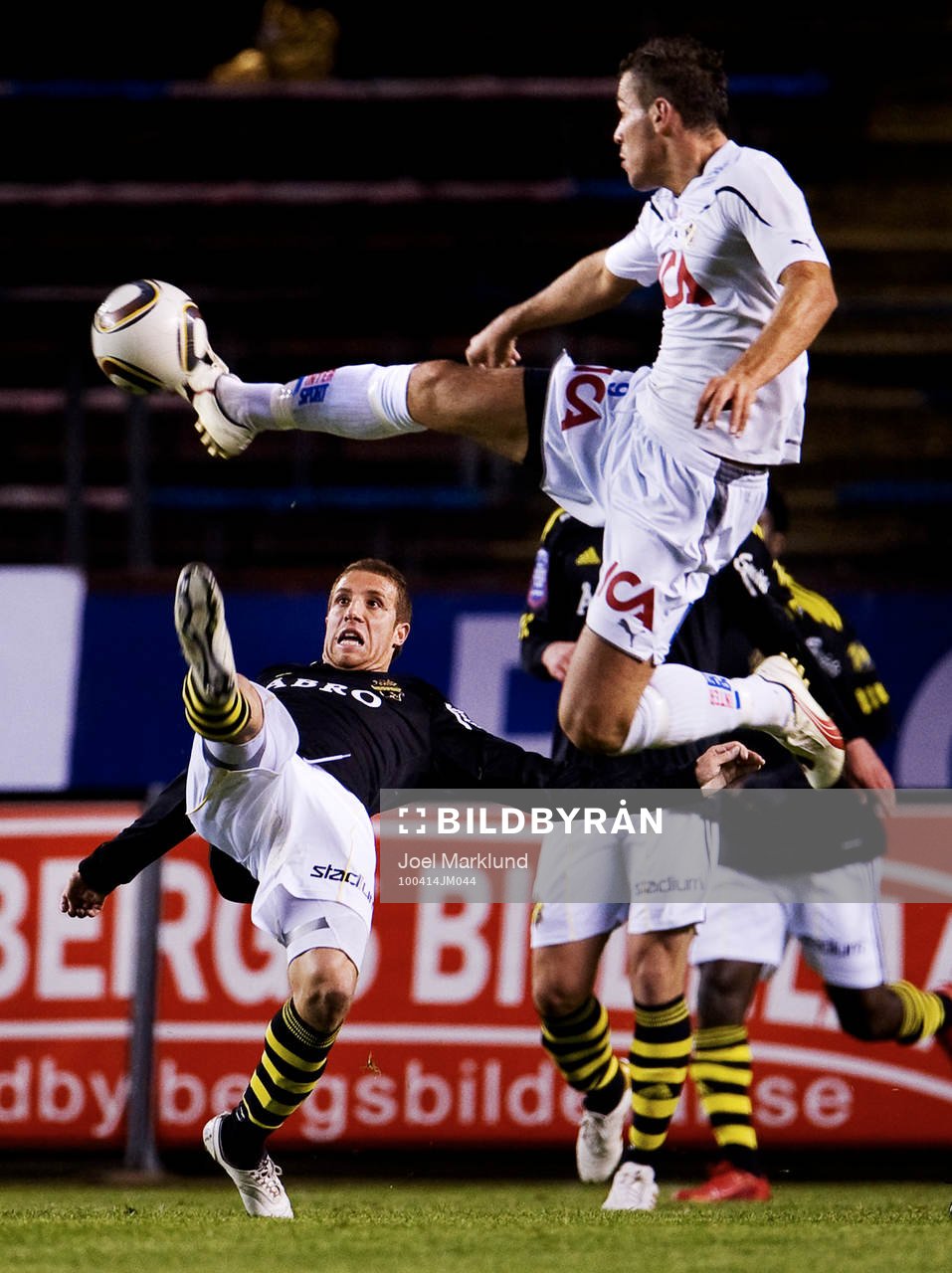 Emir Kujovic, Halmstad och Kenny Pavey, AIK