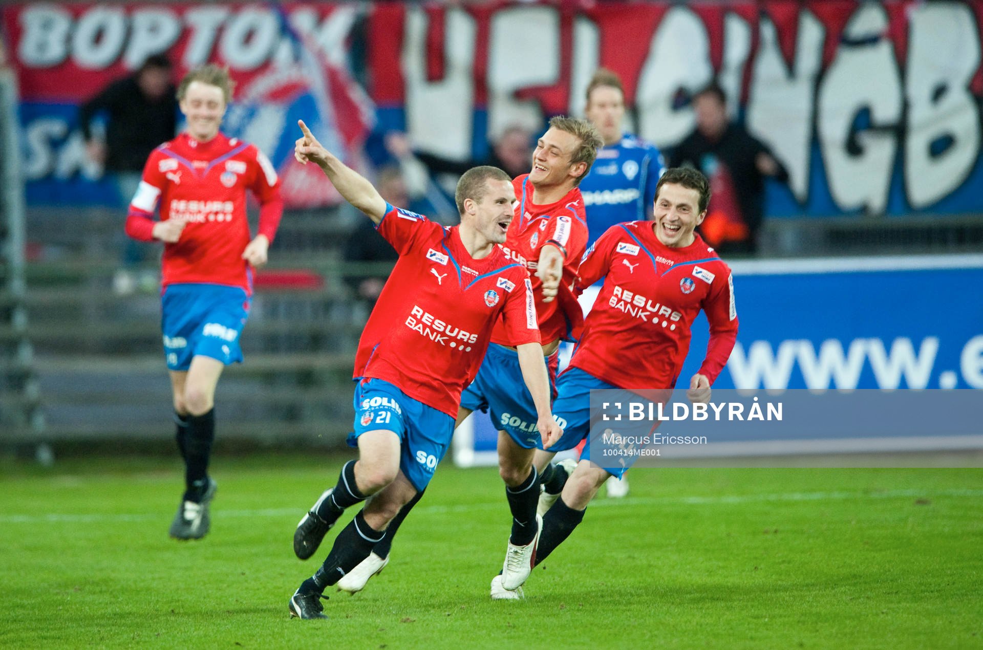 Christoffer Andersson, Helsingborg, jubel