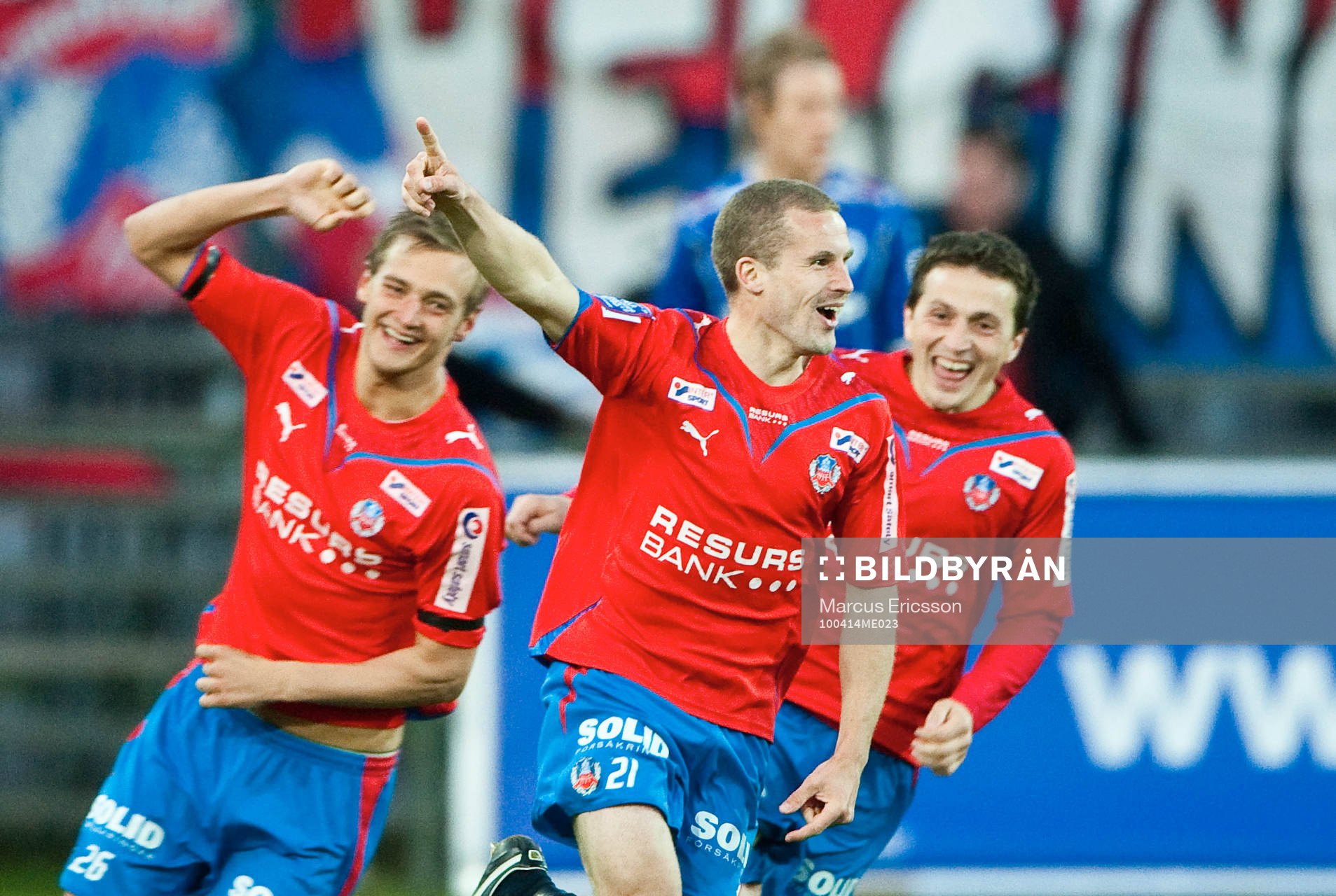 Christoffer Andersson, Helsingborg, Rasmus Jönsson, jubel