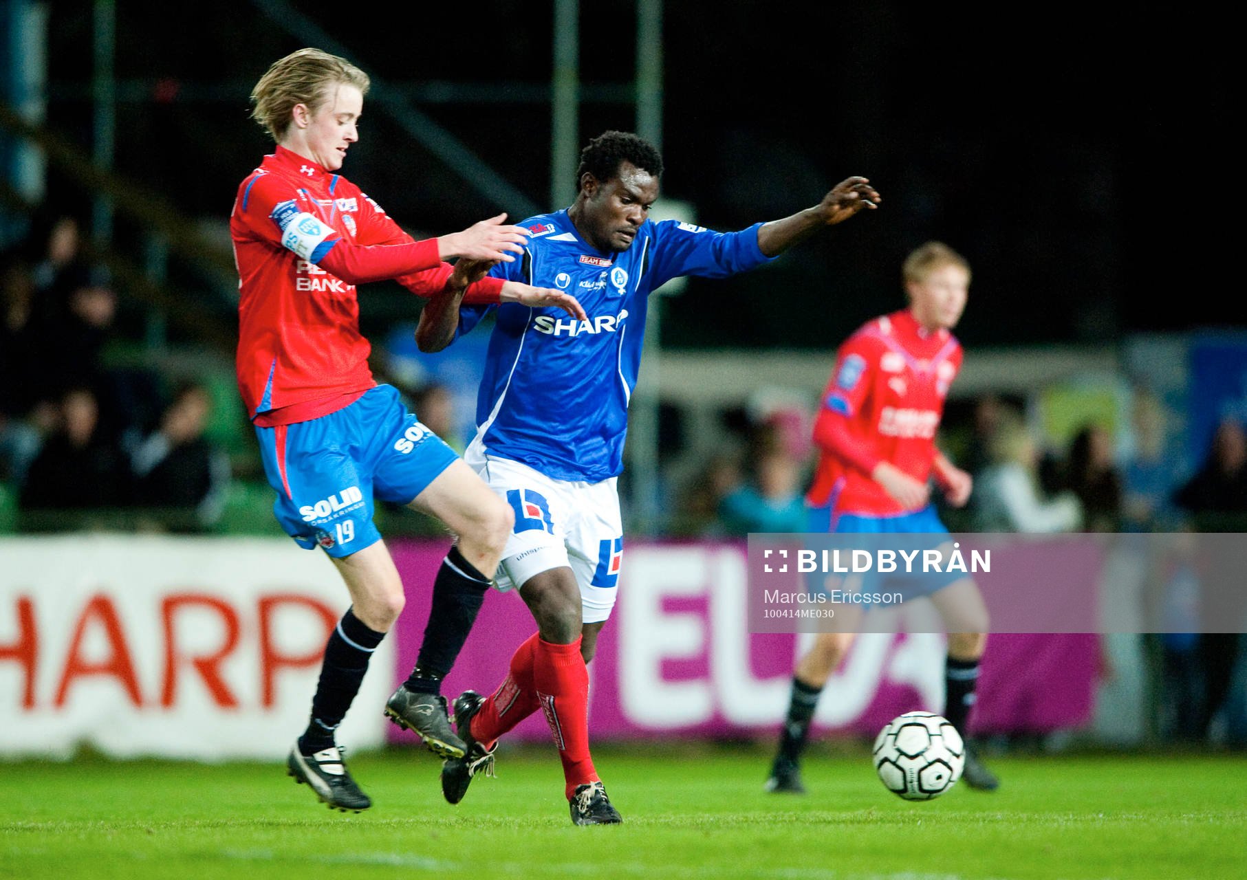Rasmus Jönsson, Helsingborg och Etuwe Prince Eboagwu,