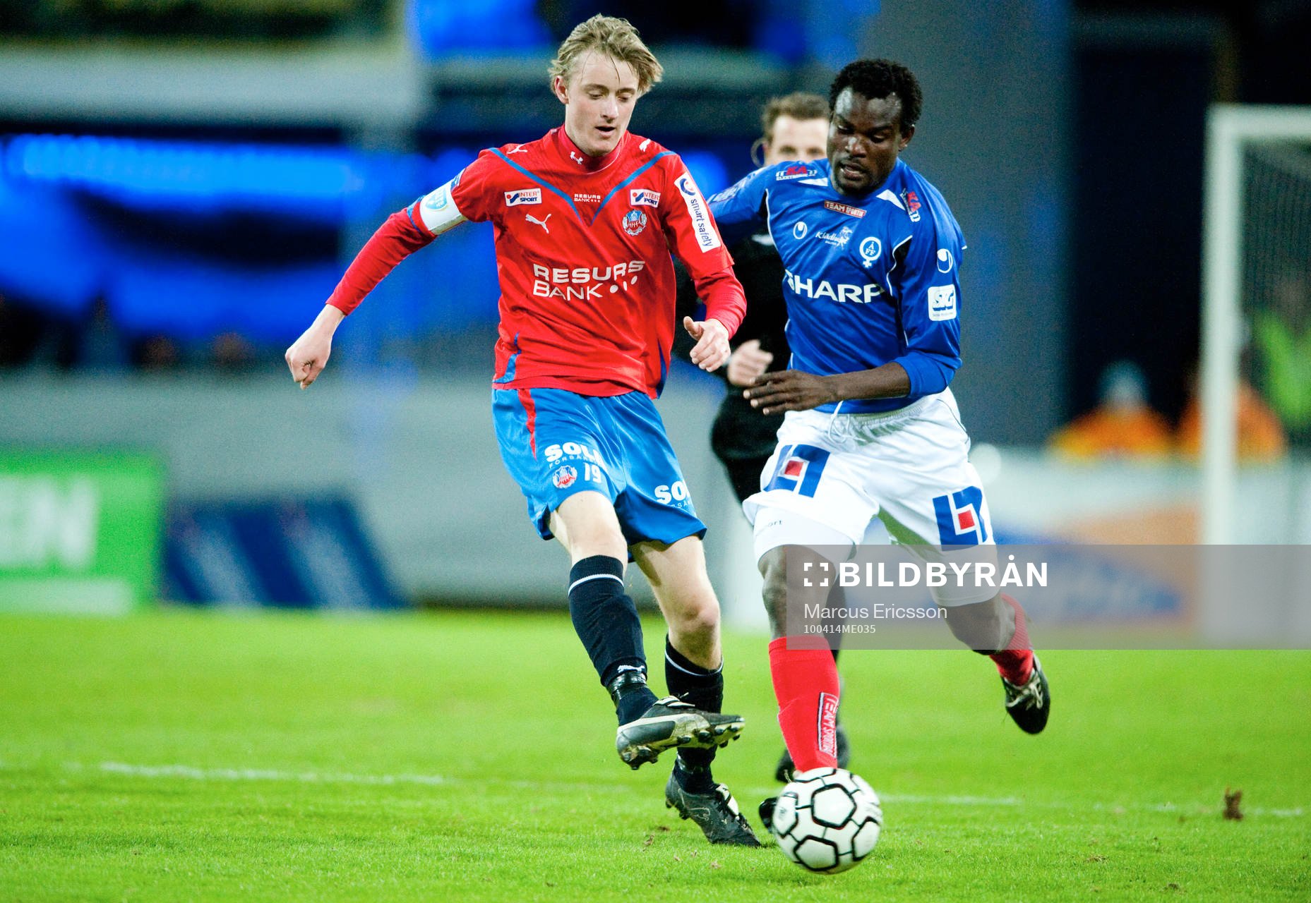 Rasmus Jönsson, Helsingborg och Etuwe Prince Eboagwu,