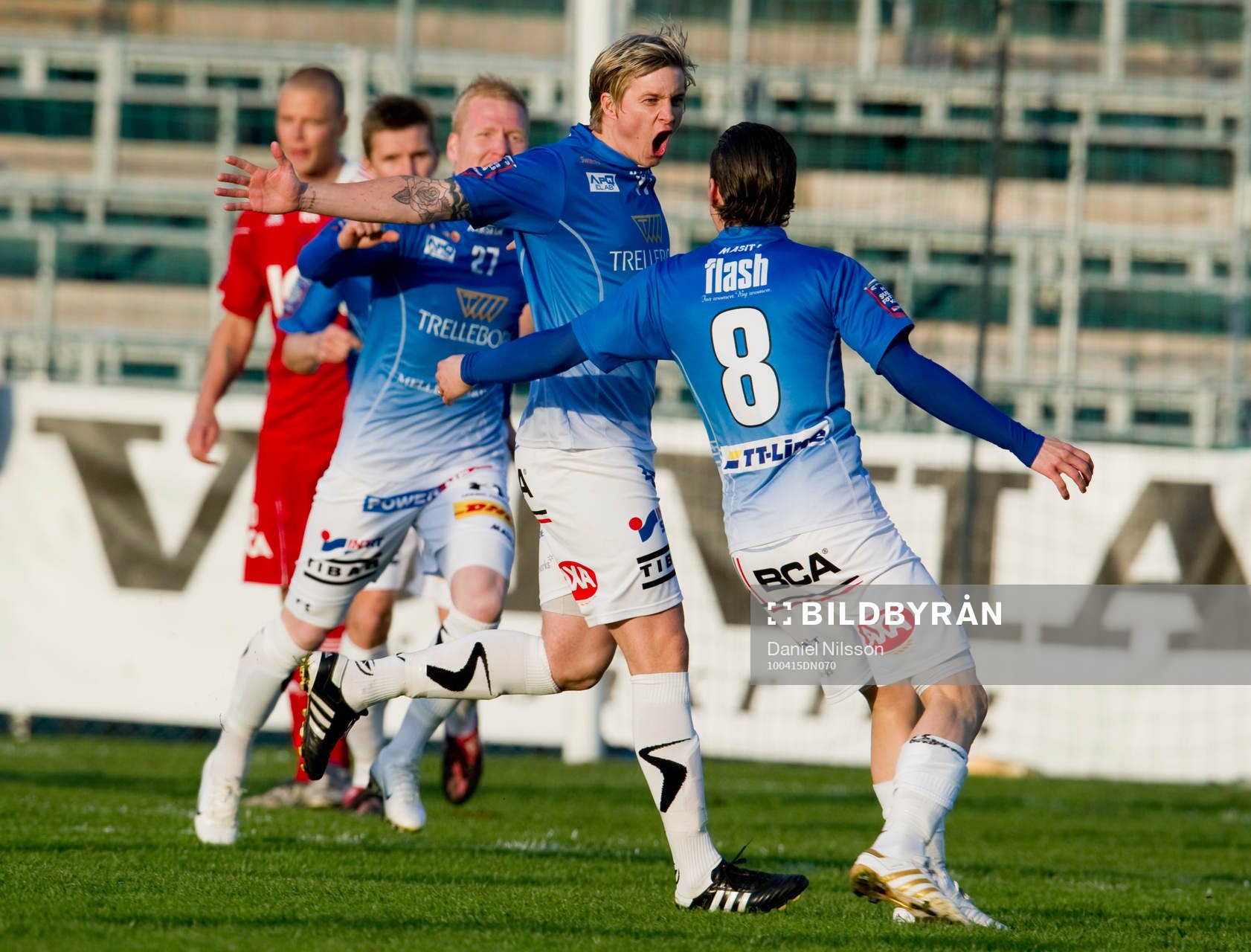 Andreas Drugge, Trelleborg, jubel