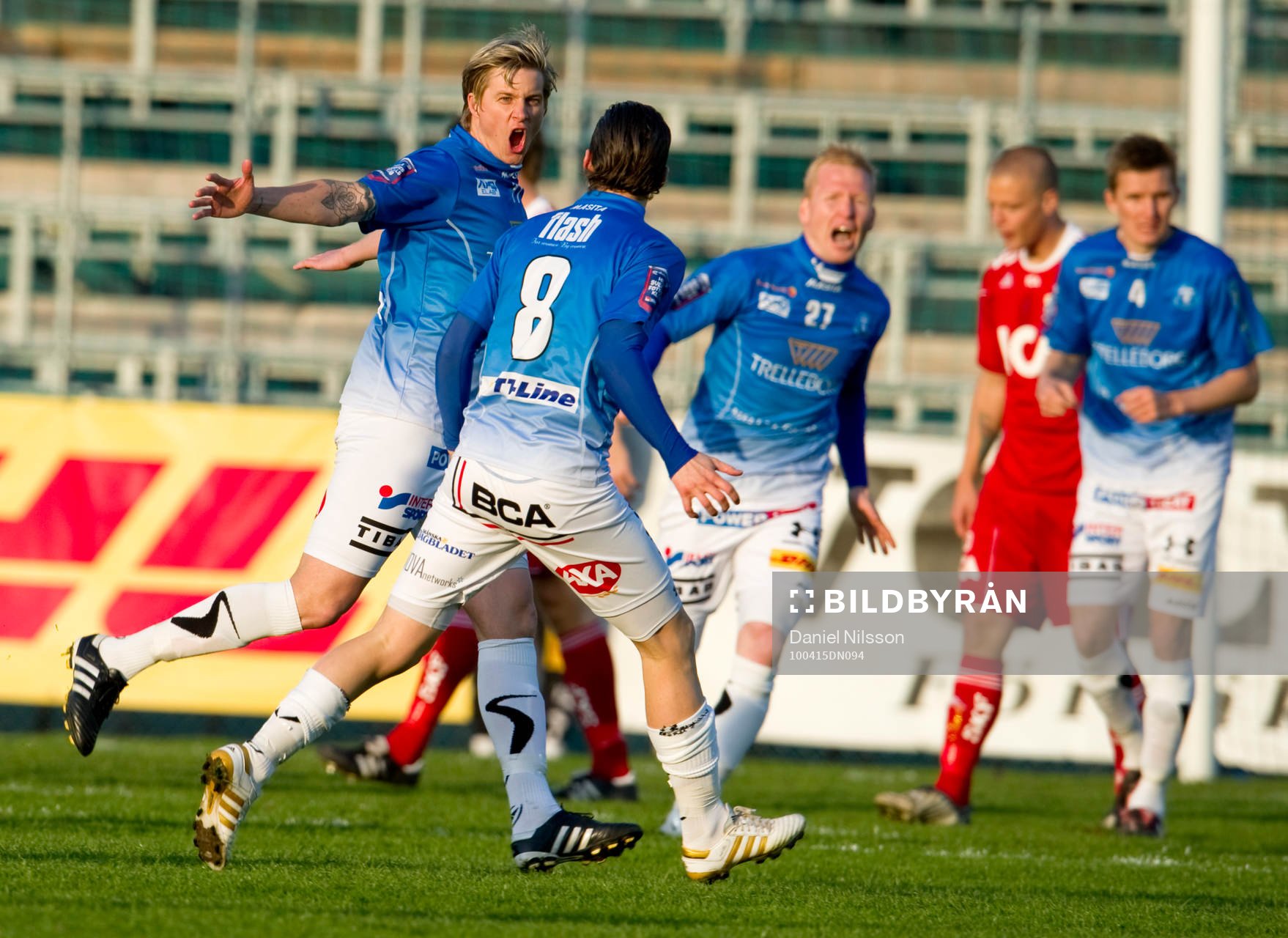 Andreas Drugge, Trelleborg, jubel