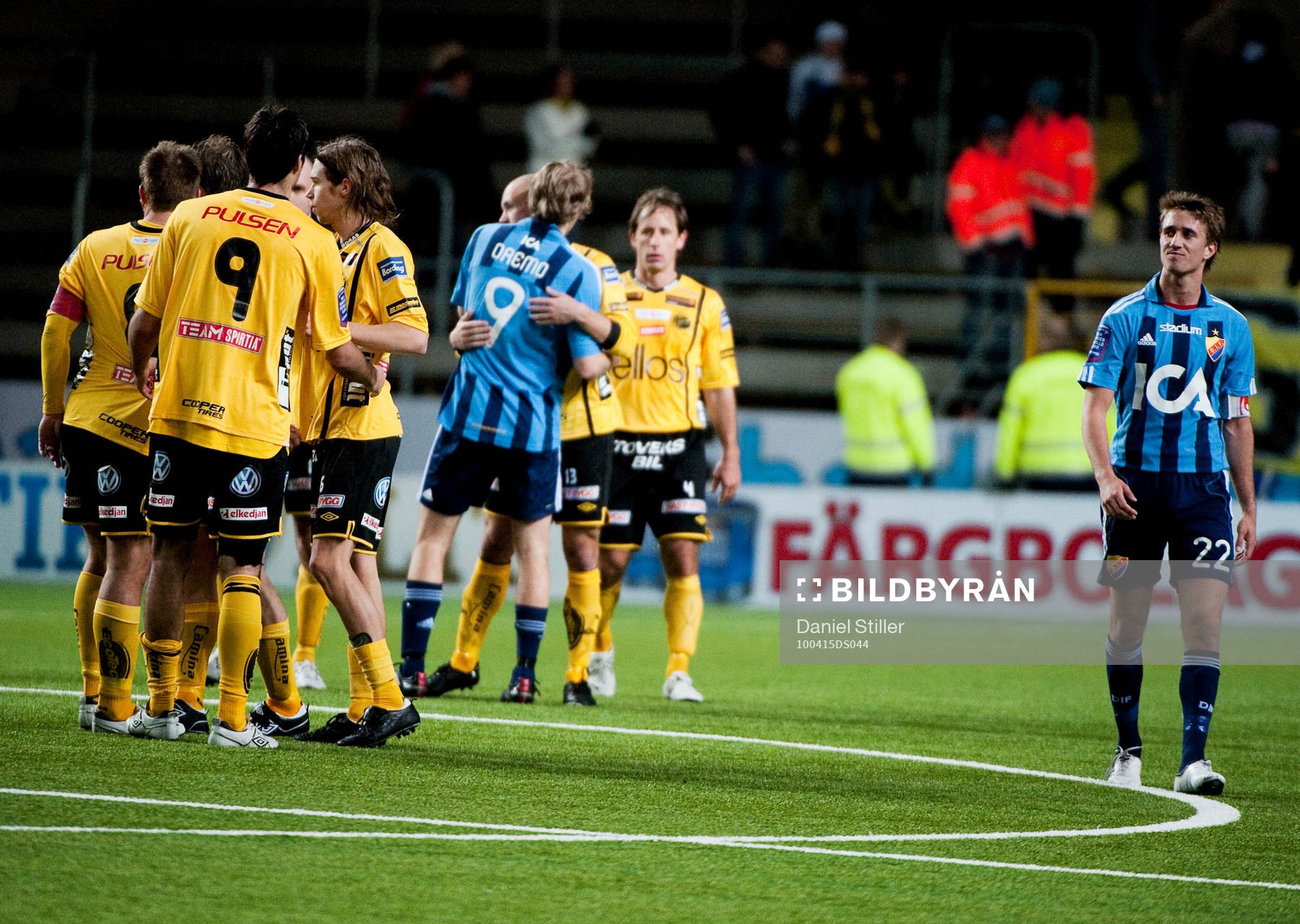 Elfsborg, jubel. Philip Hellqvist, Djurgården, depp