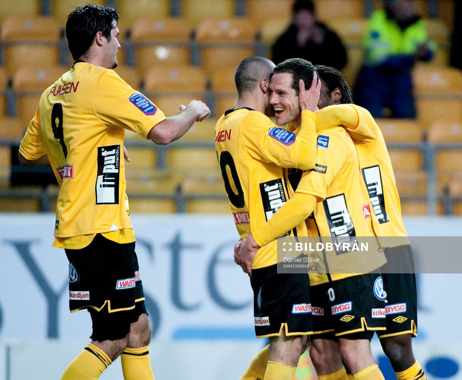 Martin Ericsson. Jubel, Denni Avdic, Emir Bajrami