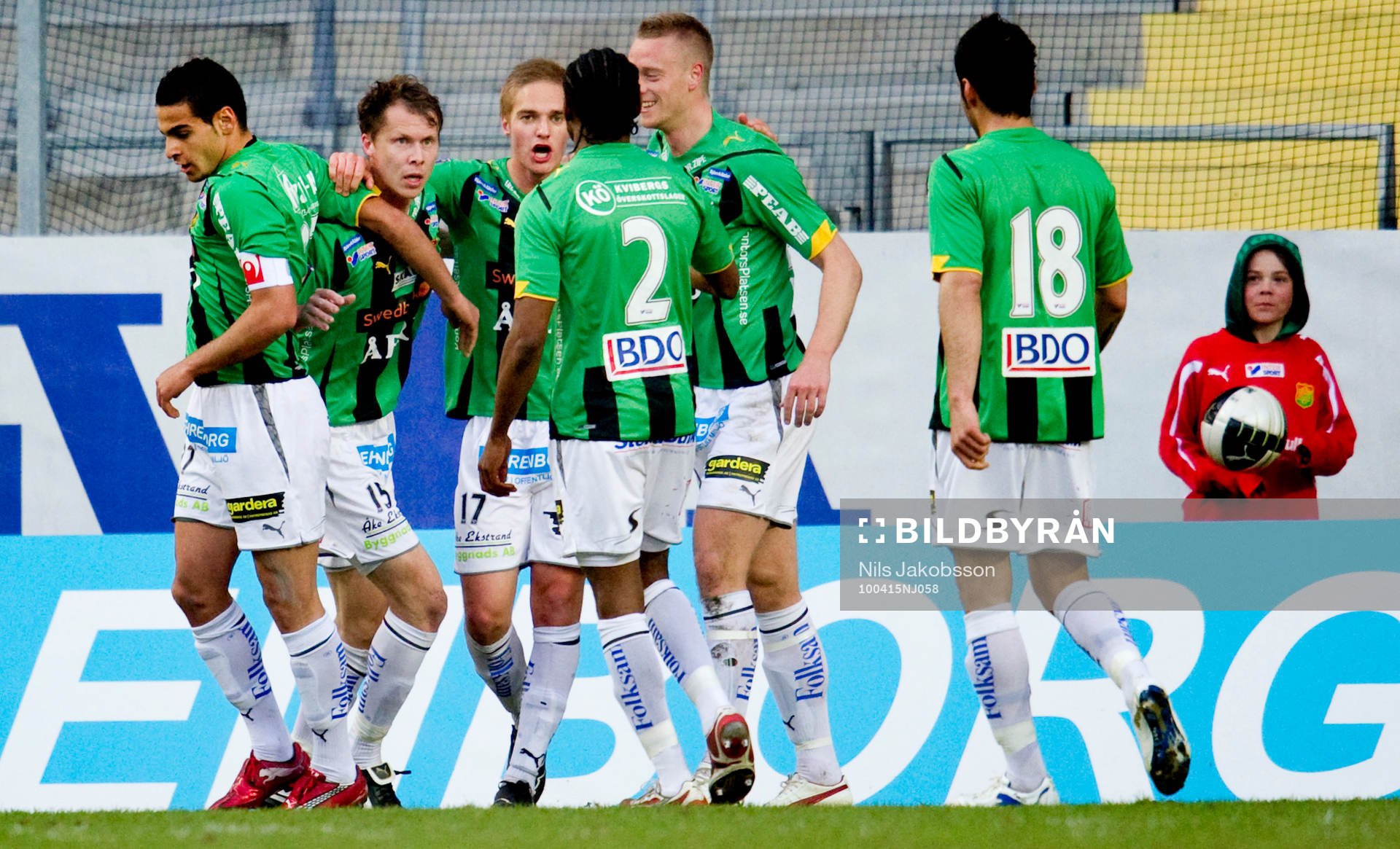 Fredrik Lundgren, GAIS, jubel