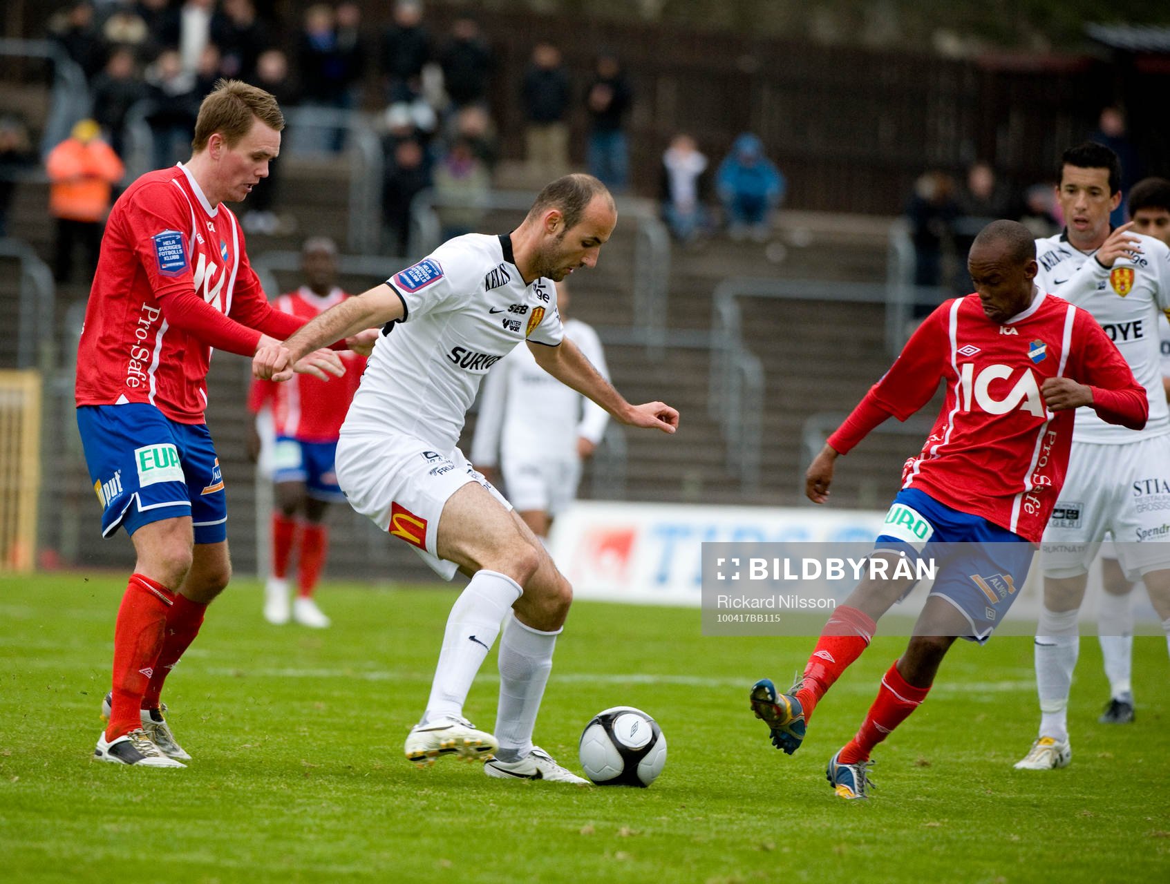 Dinko Felic, Syrianska, Niklas Moberg och Jabu Mahlangu,
