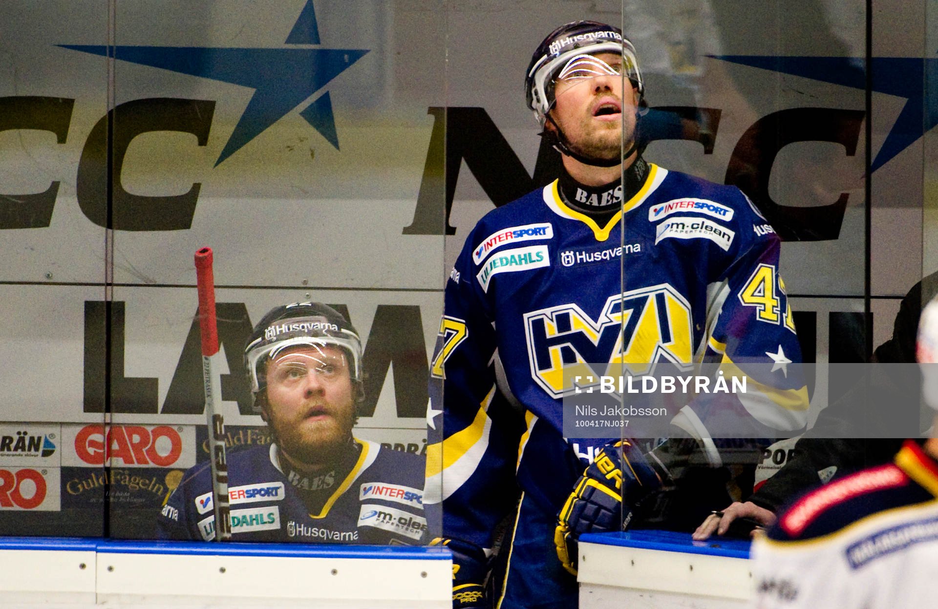 David Petrasek, Lance Ward, HV71 båda utvisade