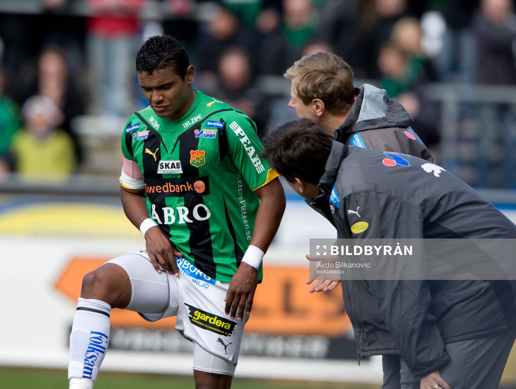 Wanderson do Carmo, klagar på ont i ljumsken