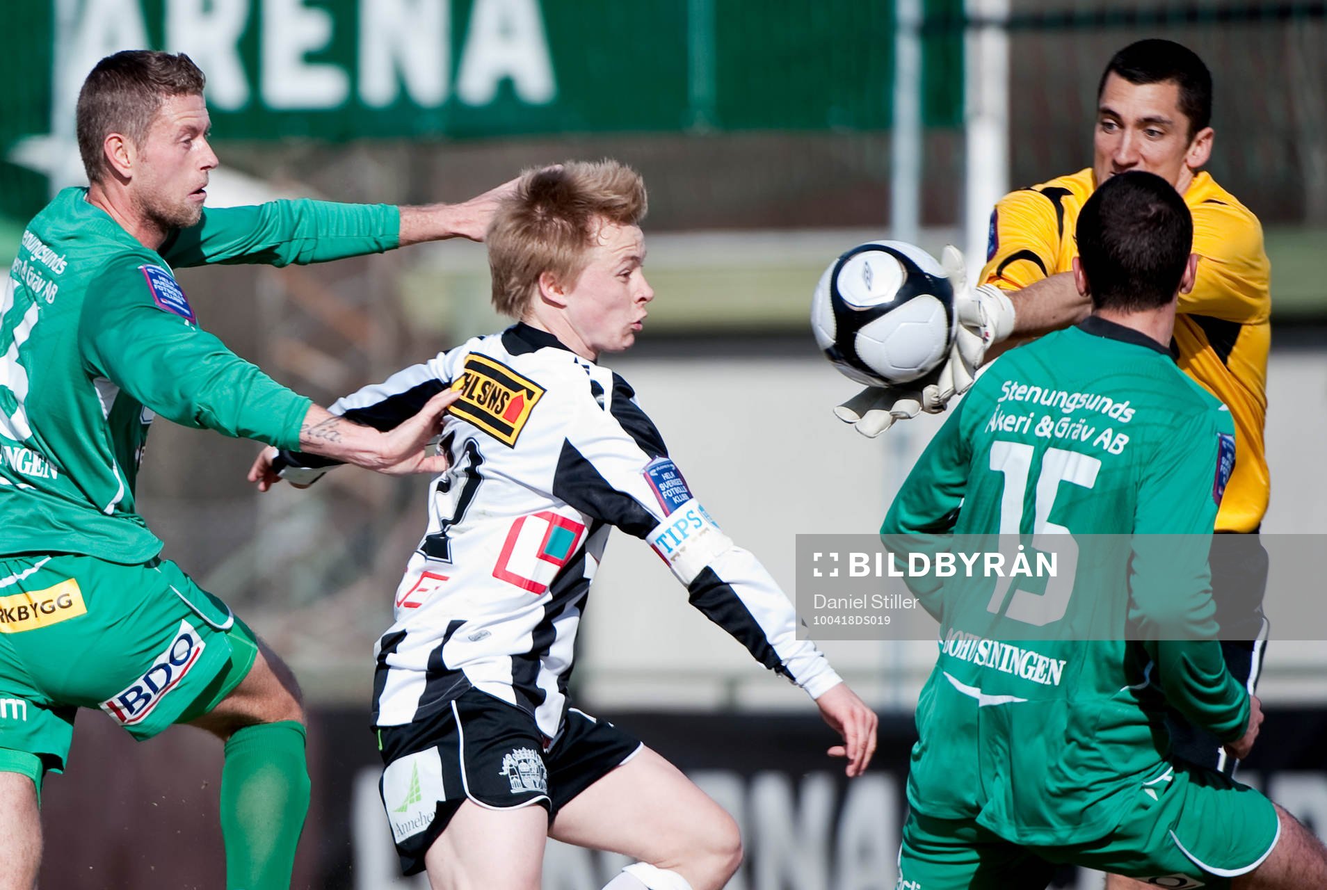  Niklas Nielsen, Landskrona. Sören Ferm, Martin Dohlsten, Nick Noble, målvakt Ljungskile