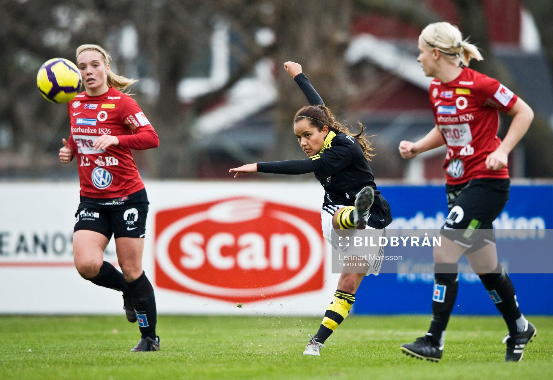 Margret Lara Vidarsdottir, Kristianstad och Malin Diaz, AIK