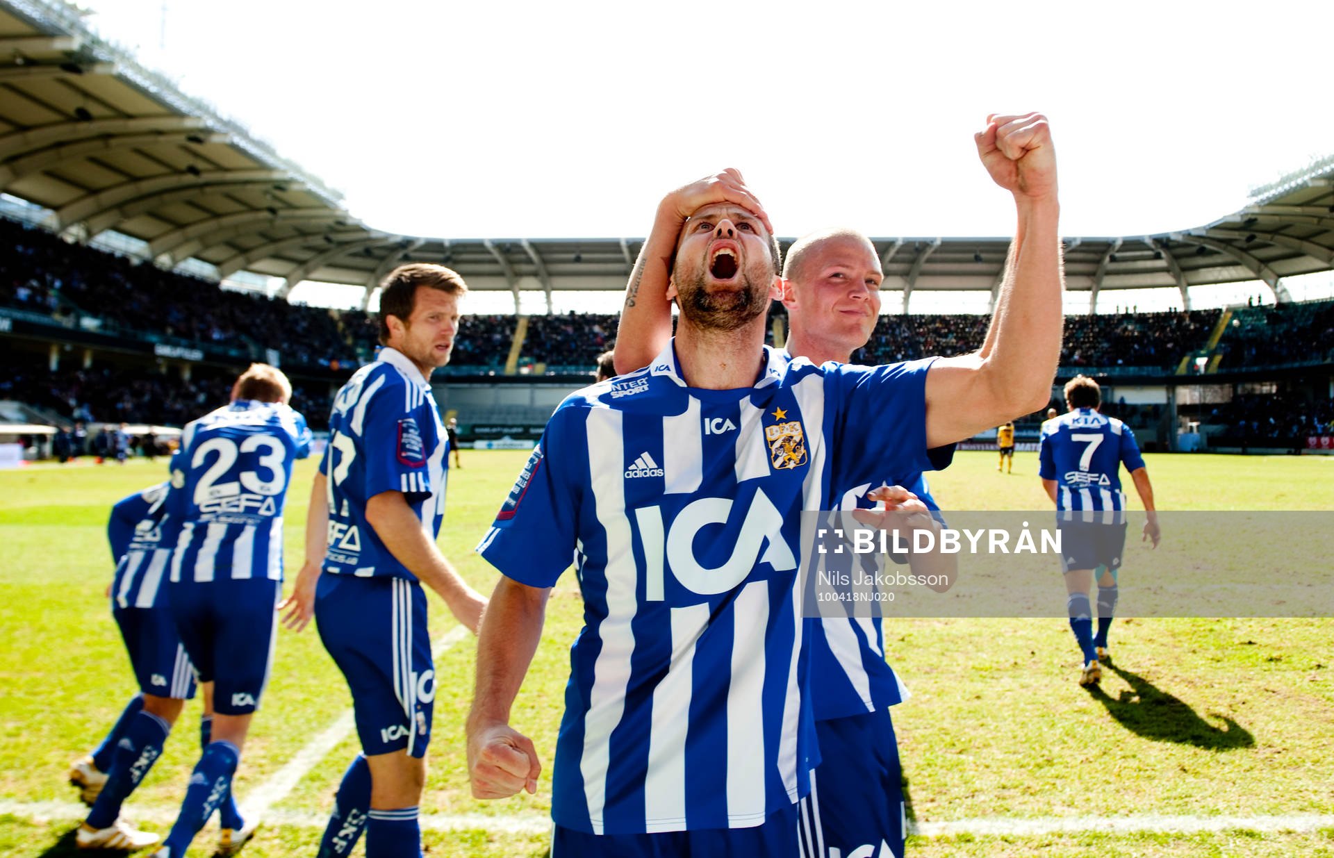 Hjalmar Jonsson, IFK Göteborg jubel