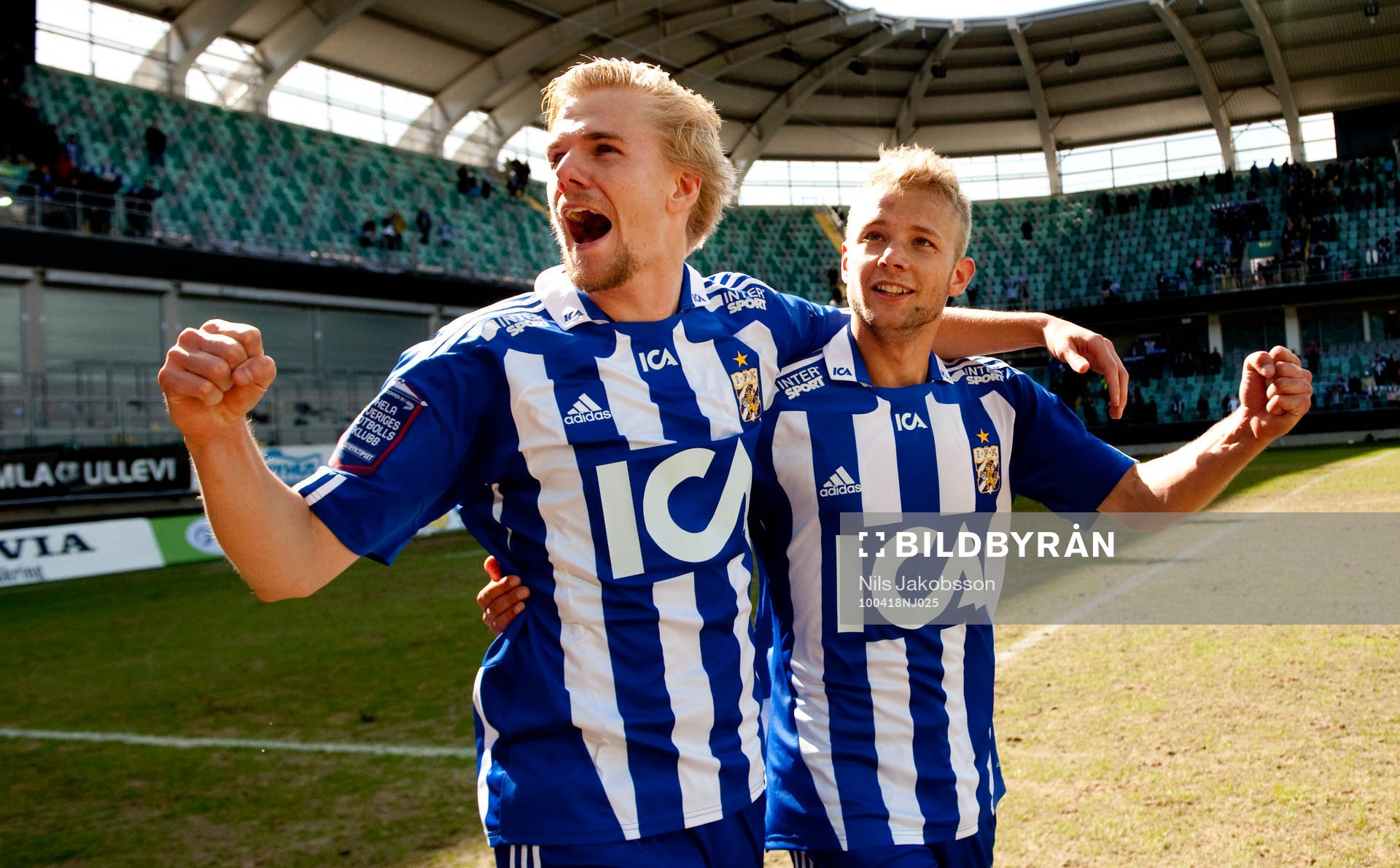 Erik Lund, Robin Söder, IFK Göteborg jubel