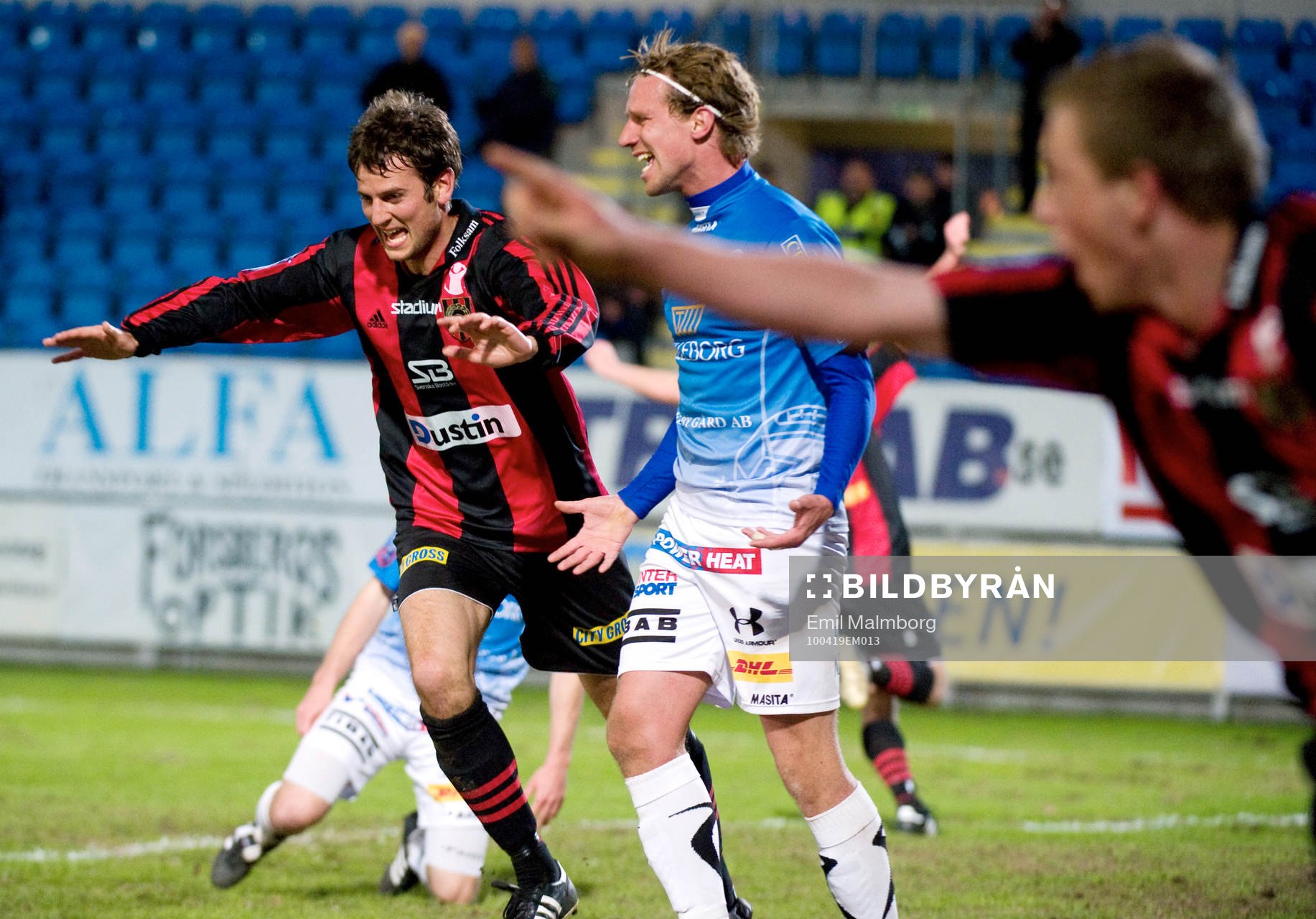 Olof Guterstam, BP. Jubel 1-0