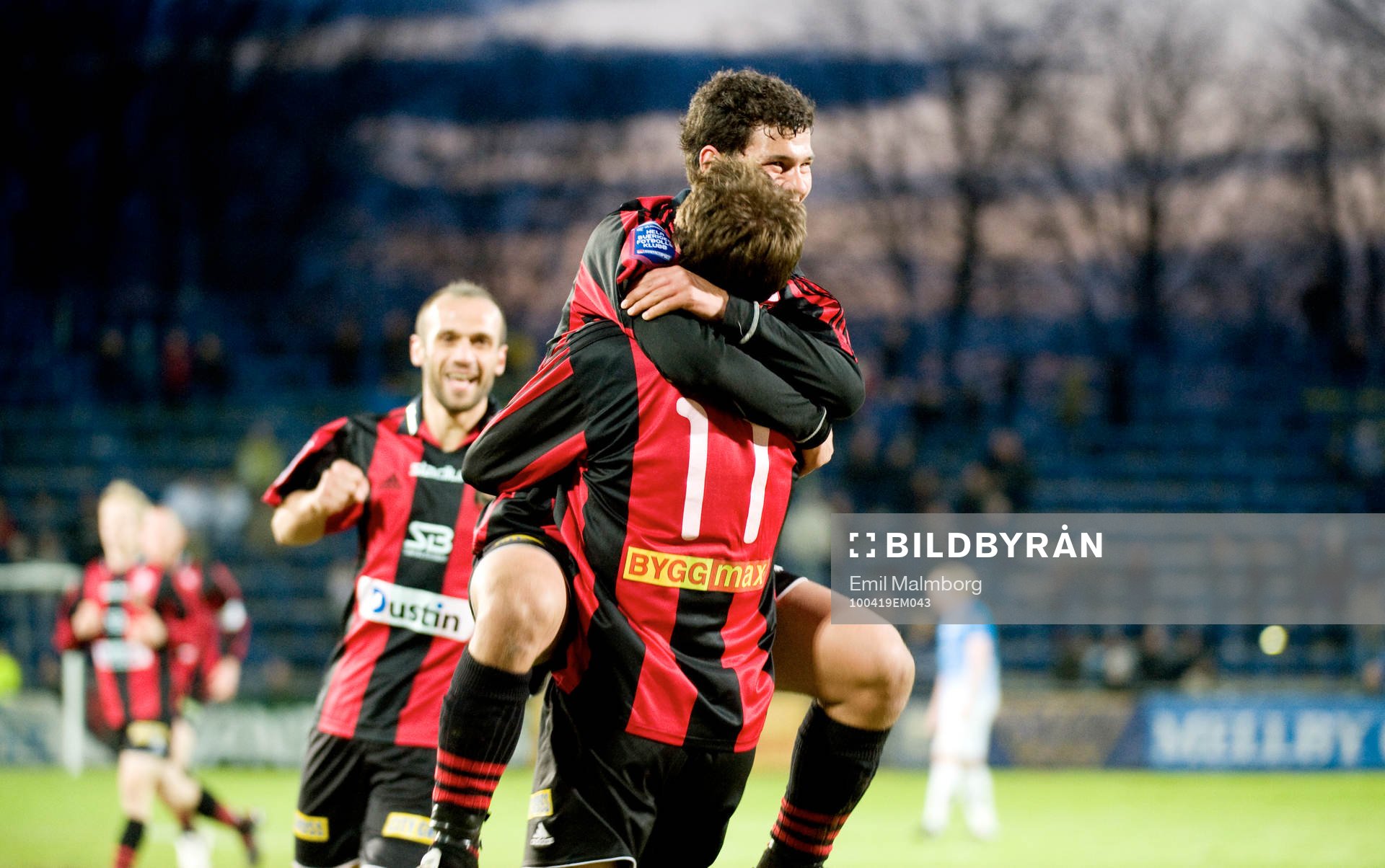 Olof Guterstam, BP kramas om. Jubel 1-0