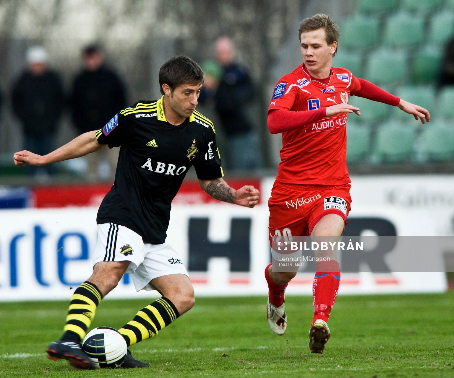 Sebastian Eguren, AIK och Erik Israelsson, Kalmar