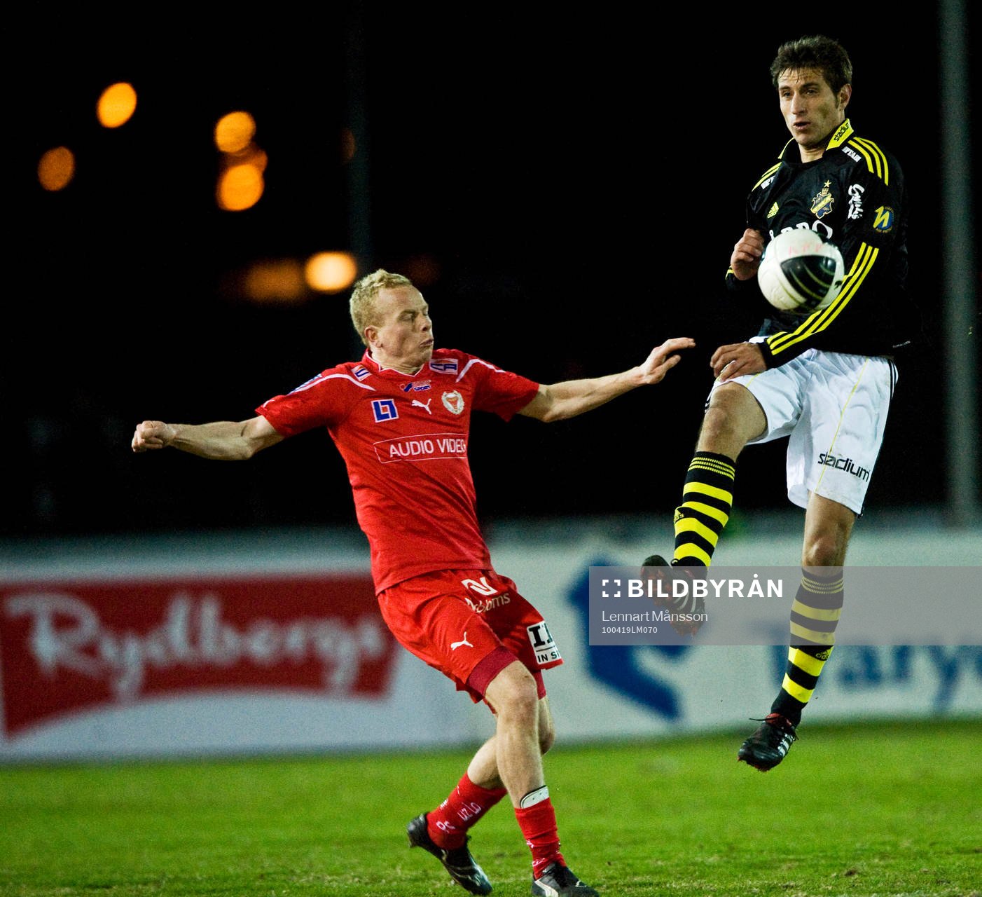 Tobias Eriksson, Kalmar och Sebastian Eguren, AIK