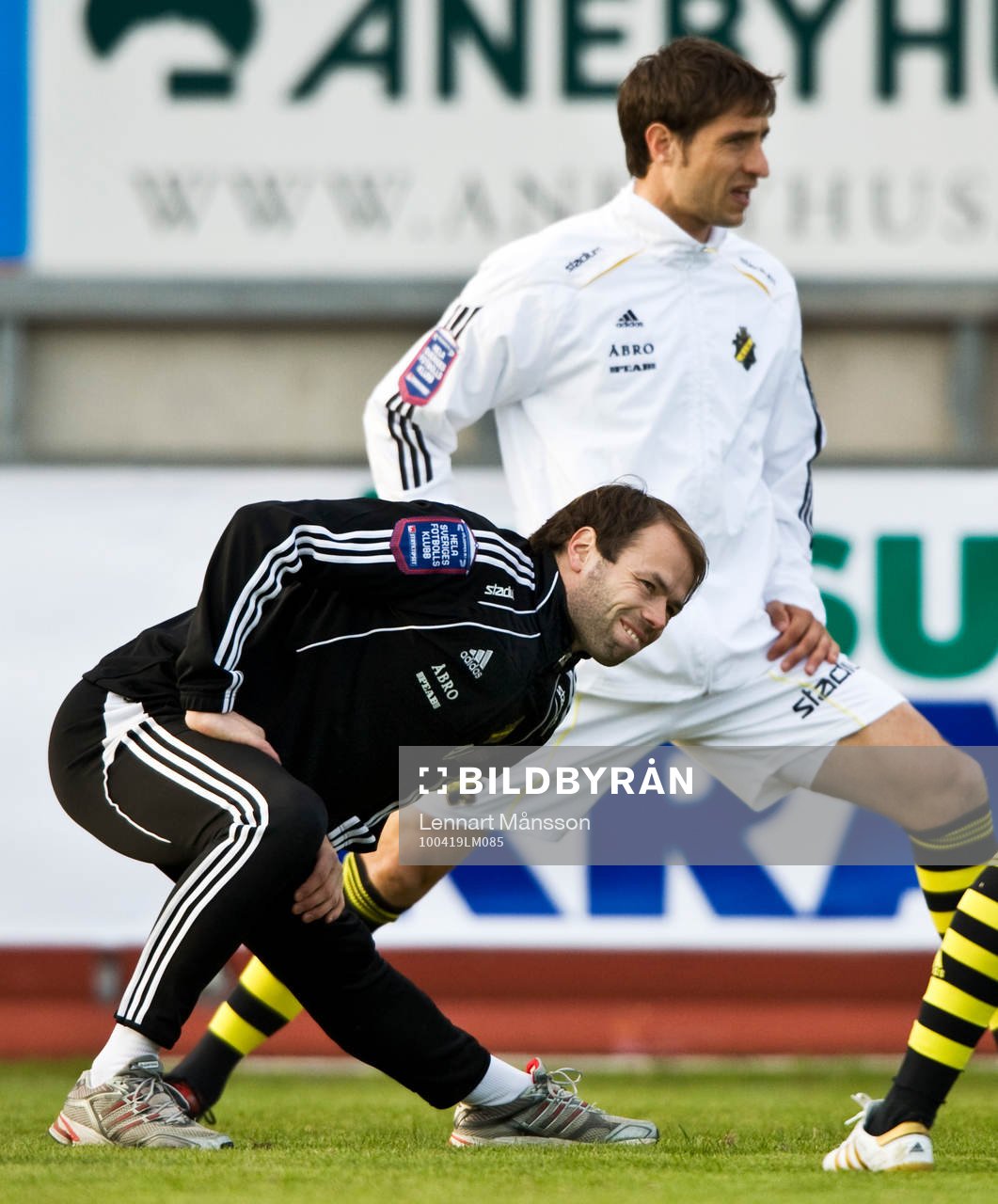 Andreas Alm, tränare, stretch, uppvärmning