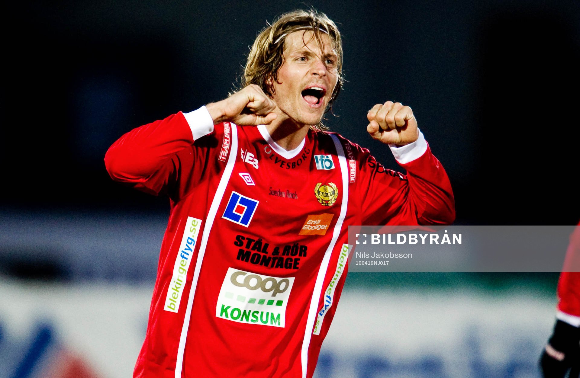 Tobias Grahn, Mjällby jubel