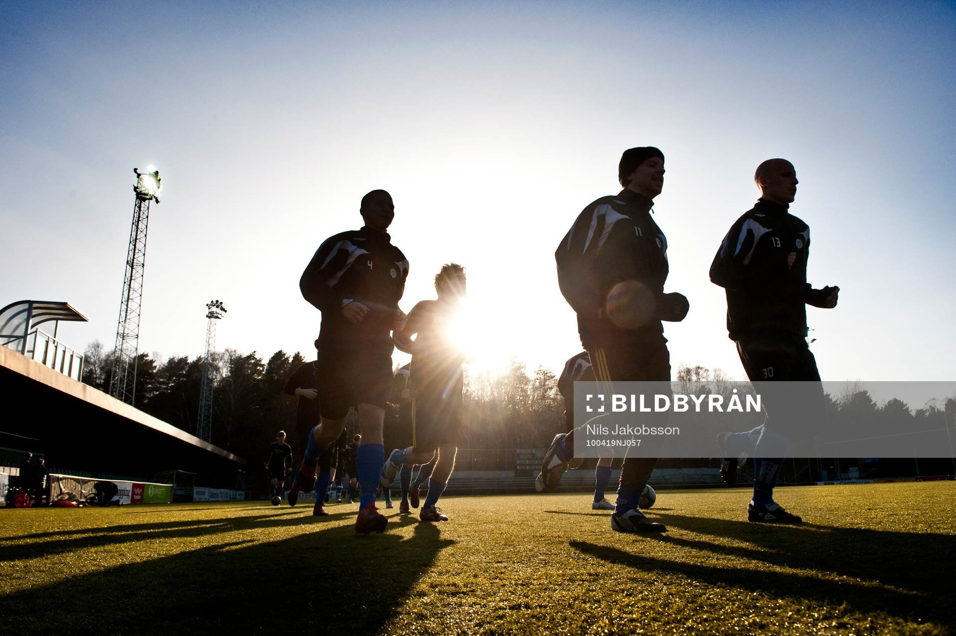 Fotboll, division 2, Utsikten tränar, träning
