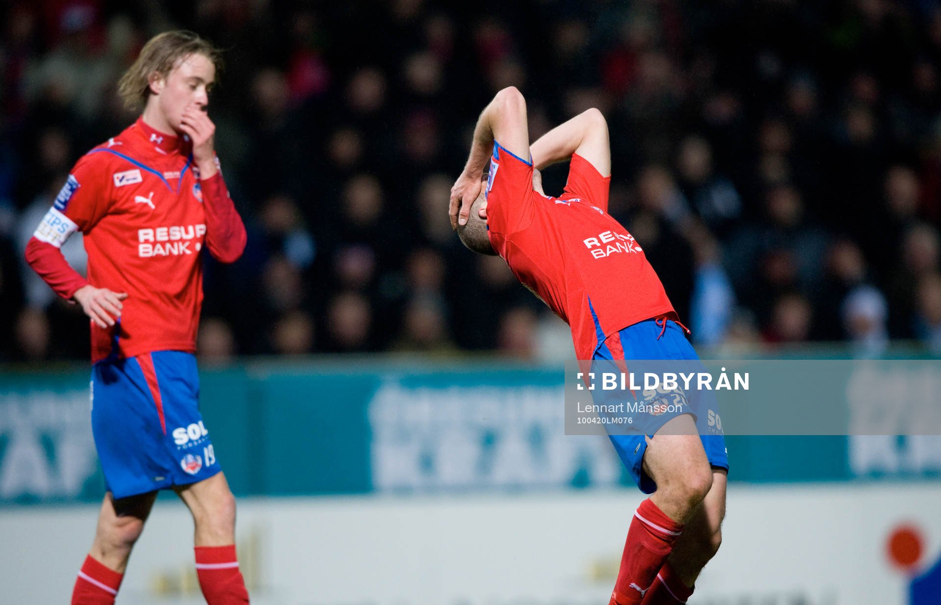 Christoffer Andersson, Helsingborg, har missat och Rasmus