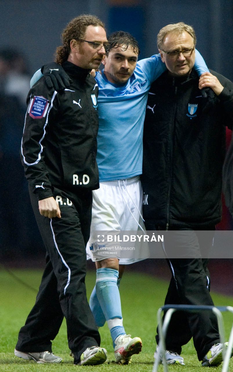 Ricardinho, Malmö, skada