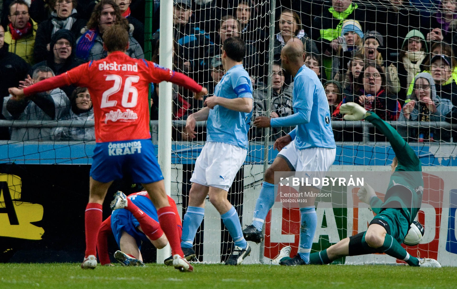1-1 Ardian Gashi förbi Johan Dahlin, målvakt. Mål