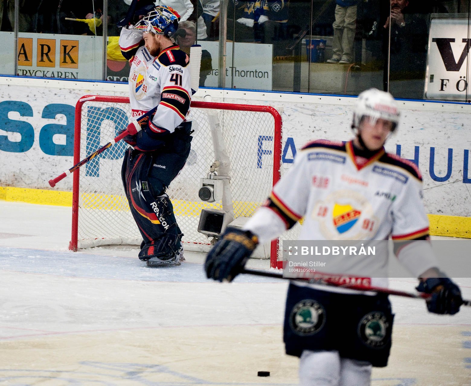 1-0 till HV71 genom David Petrasek. Depp  David Printz,