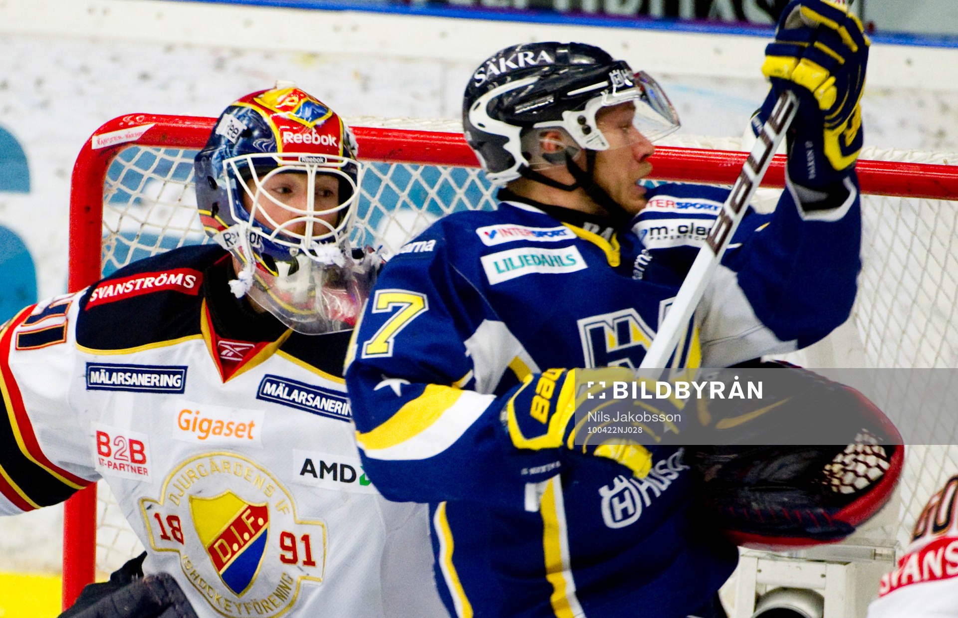 Gustaf Wesslau, målvakt, Djurgården, Andreas Falk, HV71