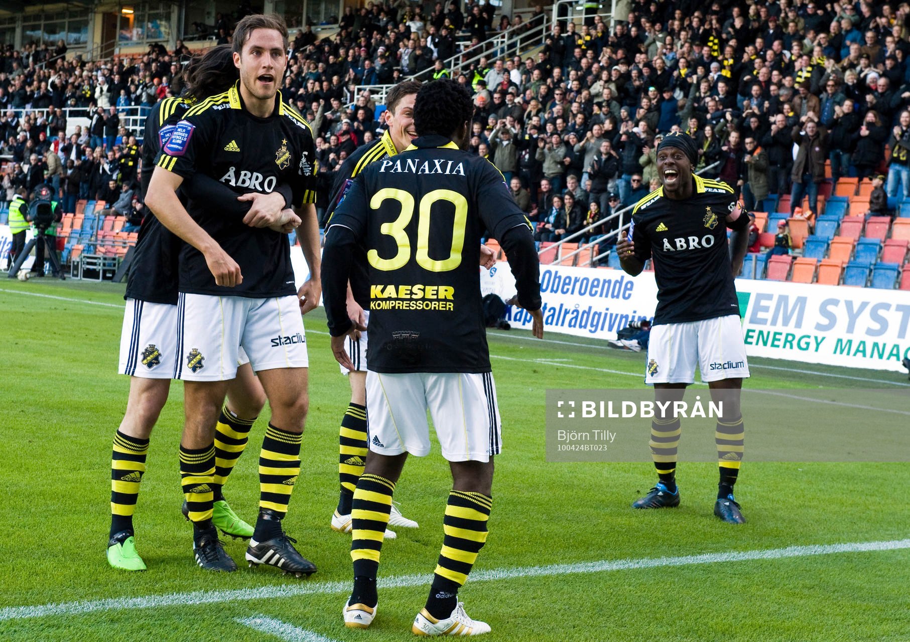 Niklas Backman, Miran Burgic, Martin Kayongo-Mutumba och