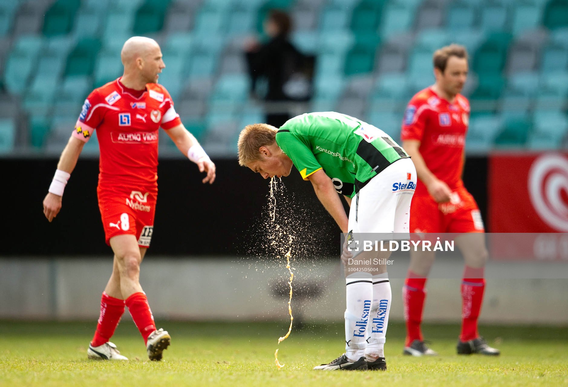 Johan Mårtensson, GAIS, kräks