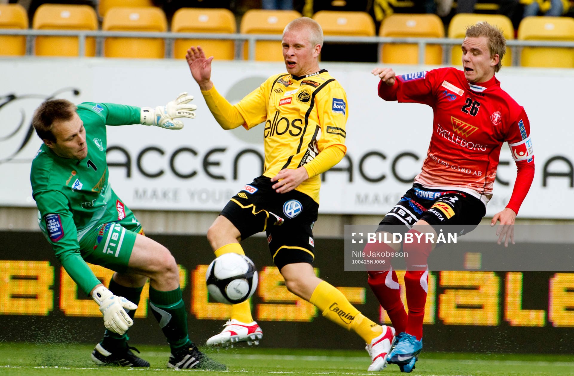 Fredrik Persson, målvakt, Jonthan Asp, Trelleborg, Johan