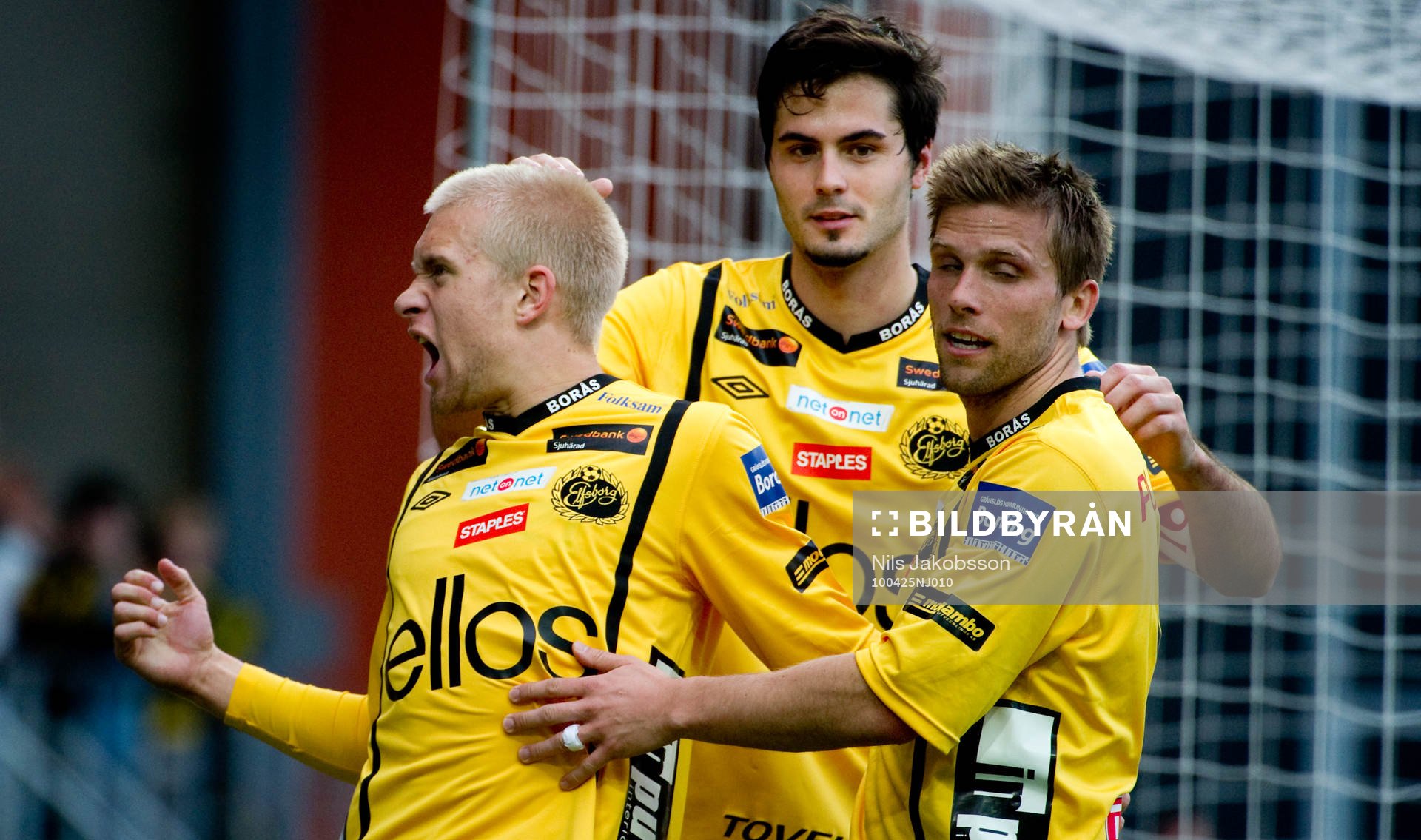 Johan Larsson, Denni Avdic, Anders Svensson, Elfsborg, jubel