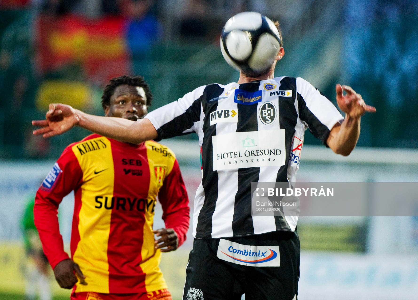Alexander Zaim, Landskrona, och Obie Etie Ikechukwu,