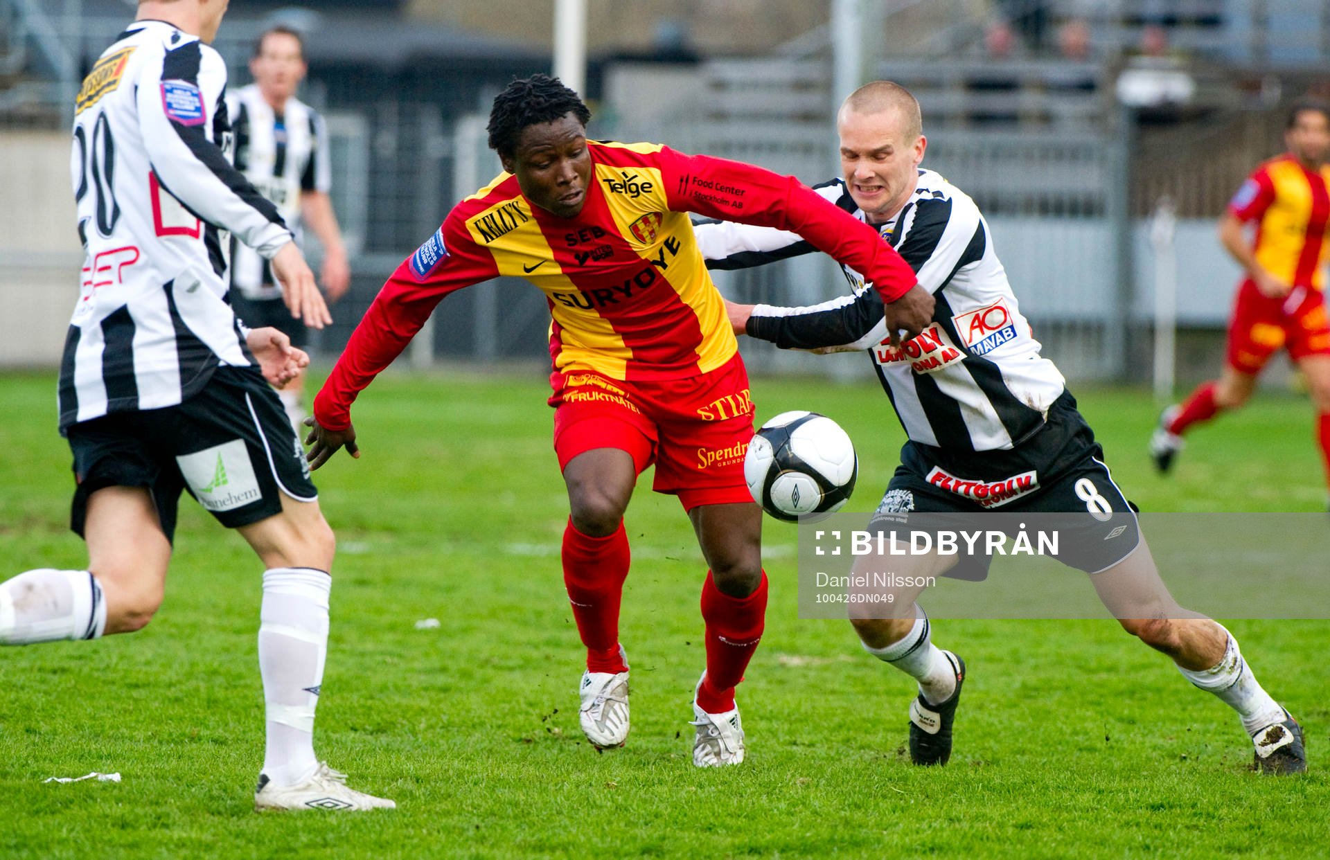 Obie Etie Ikechekwu, Syrianska och Fredrik Svanbäck,