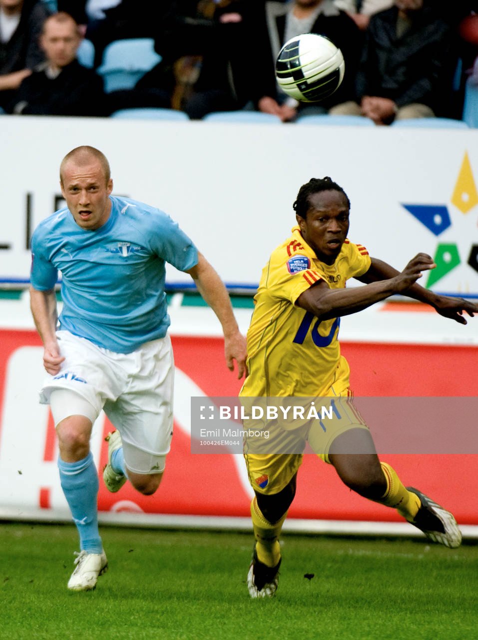 Daniel Larsson, Malmö och Kebba Ceesay, Djurgården