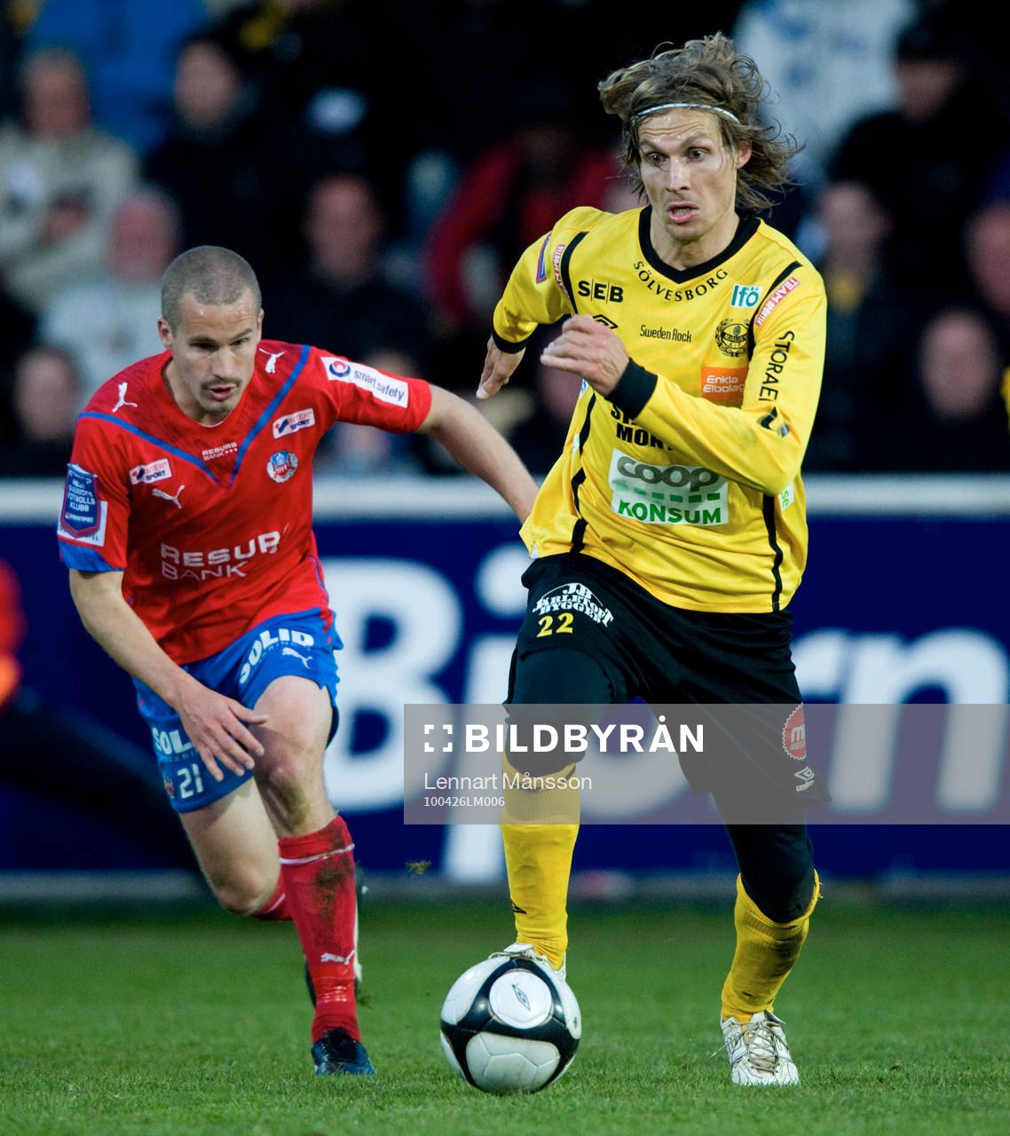 Tobias Grahn, Mjällby, och Christoffer Andersson,