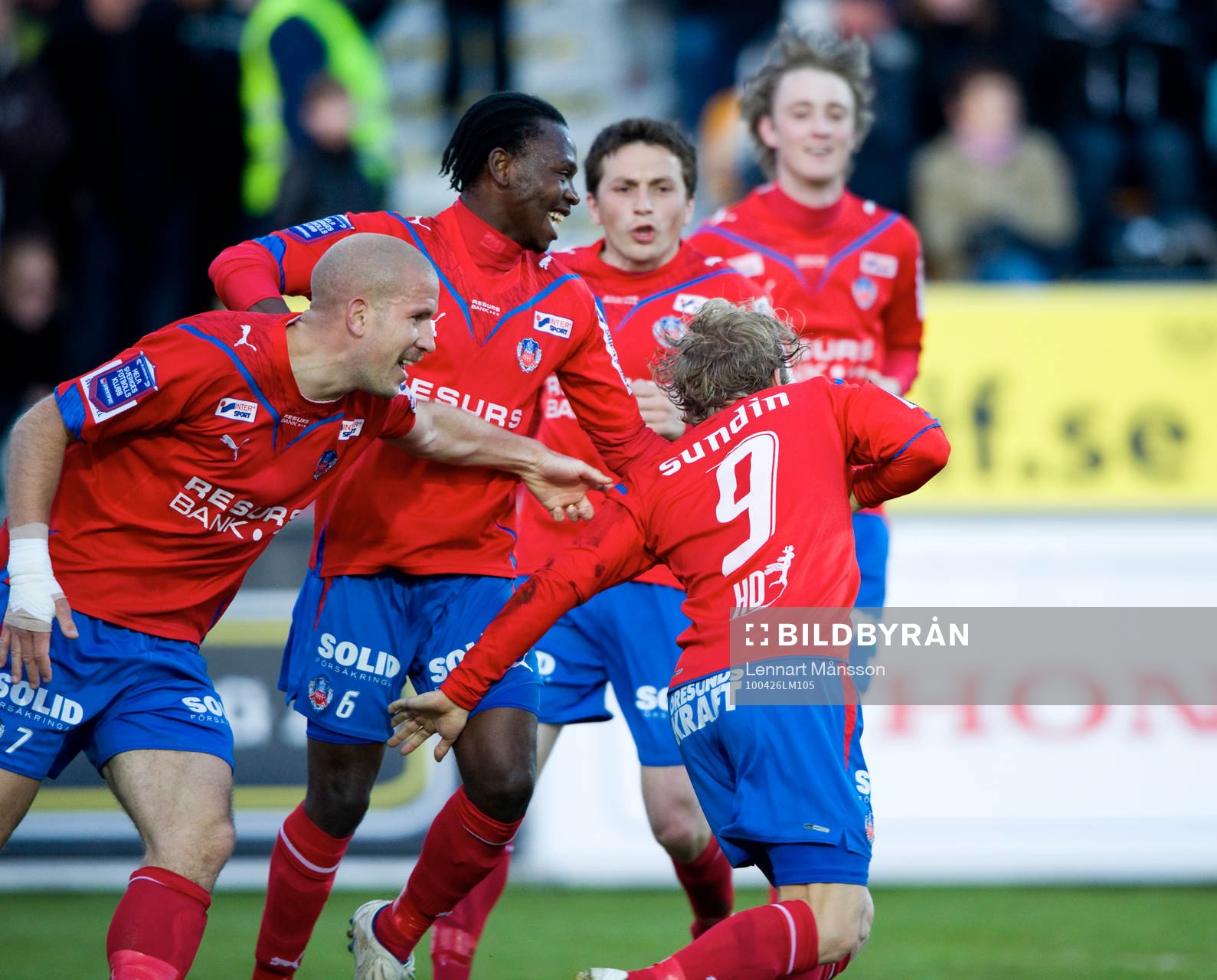 Erik Sundin, jubel
