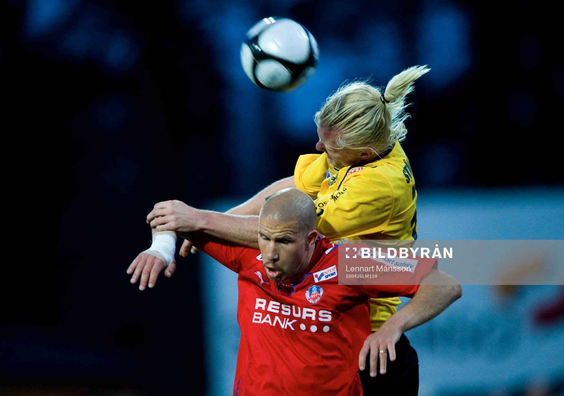 Robin Cederberg, Mjällby, och Mattias Lindström,