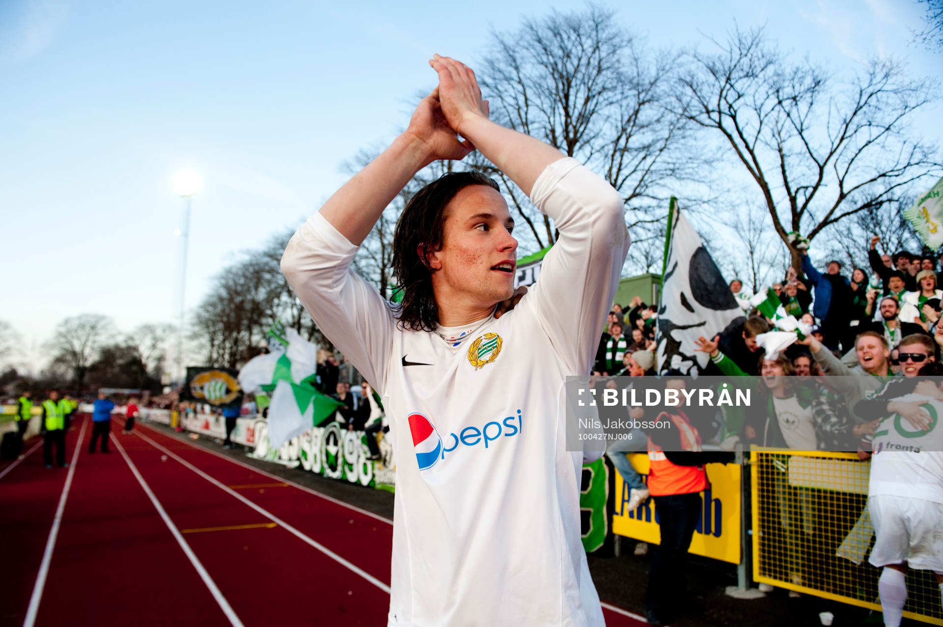  Linus Hallenius, Hammarby jubel.